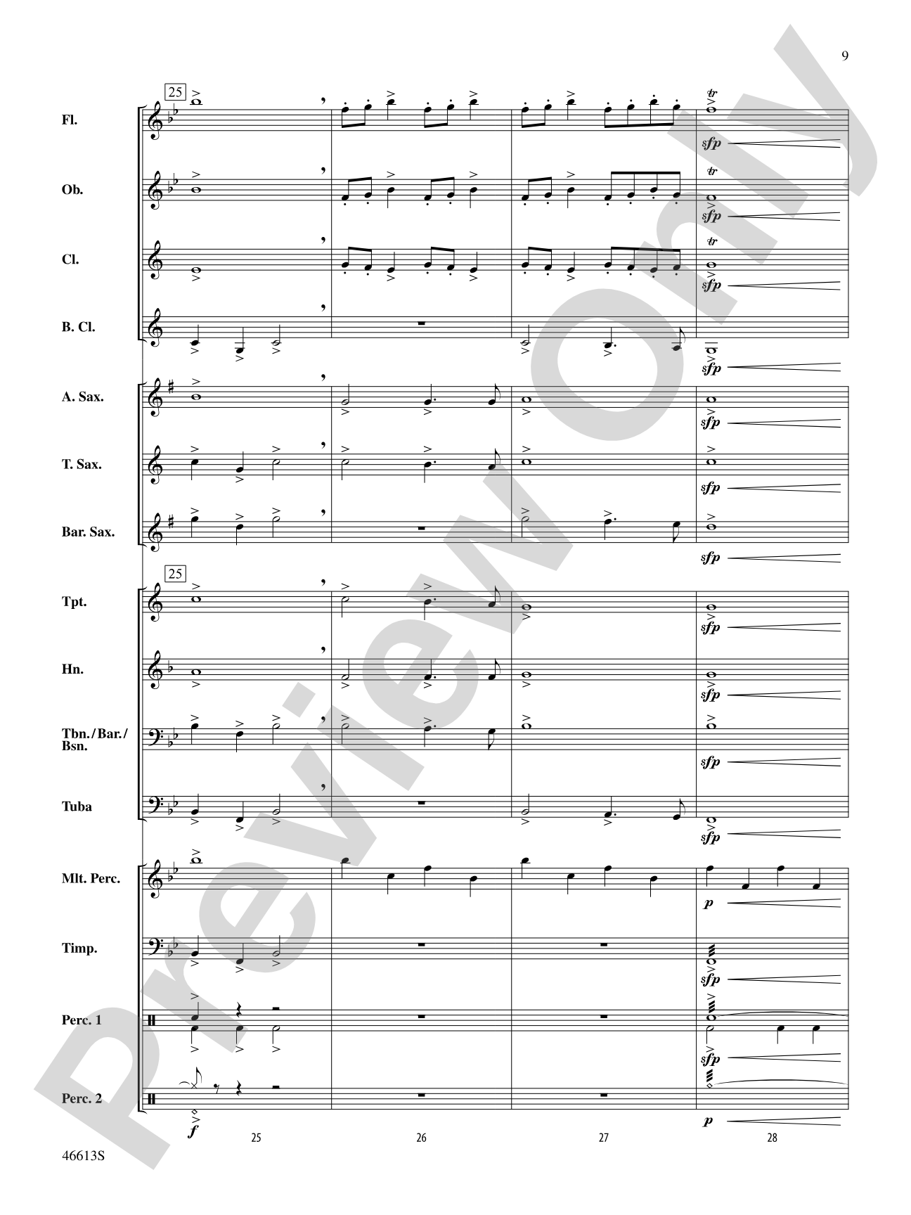 Joy! A Holiday Fanfare: Concert Band Conductor Score & Parts