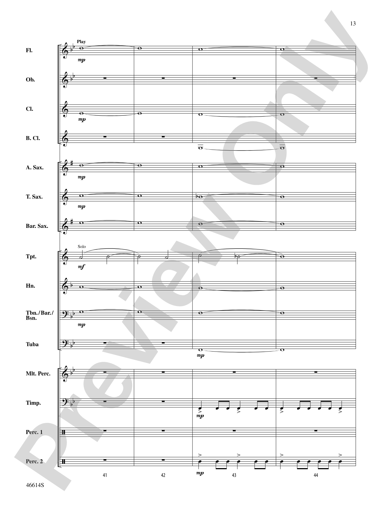 The Cold Canyon: Concert Band Conductor Score & Parts