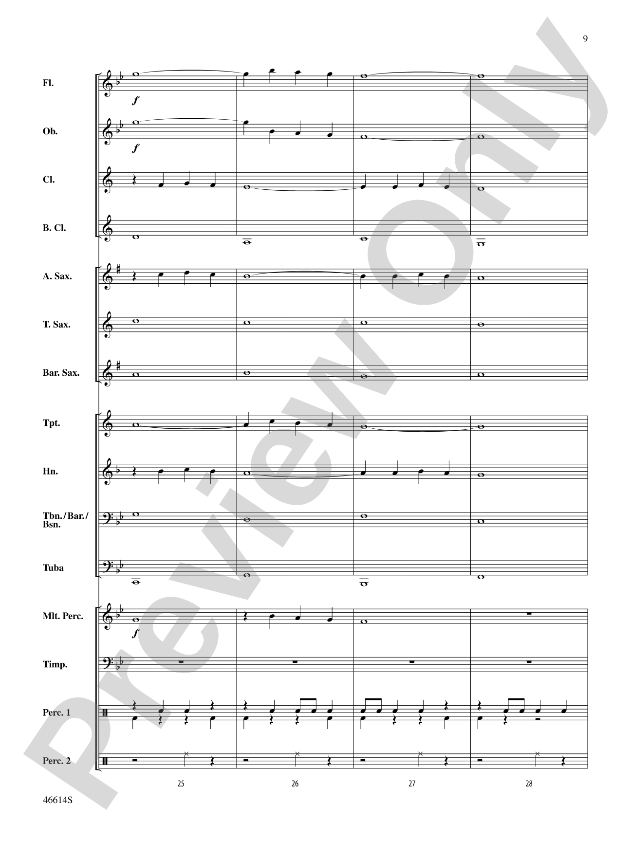 The Cold Canyon: Concert Band Conductor Score & Parts