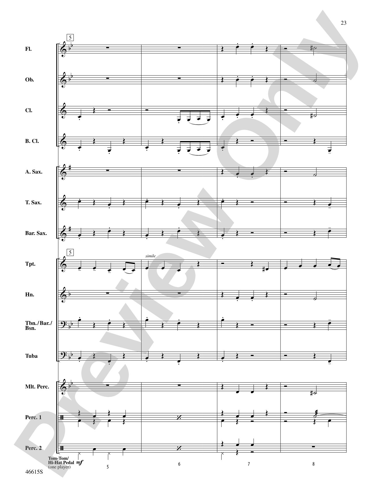 Short Cuts for Beginning Band -- Vol. 5: Concert Band Conductor Score & Parts