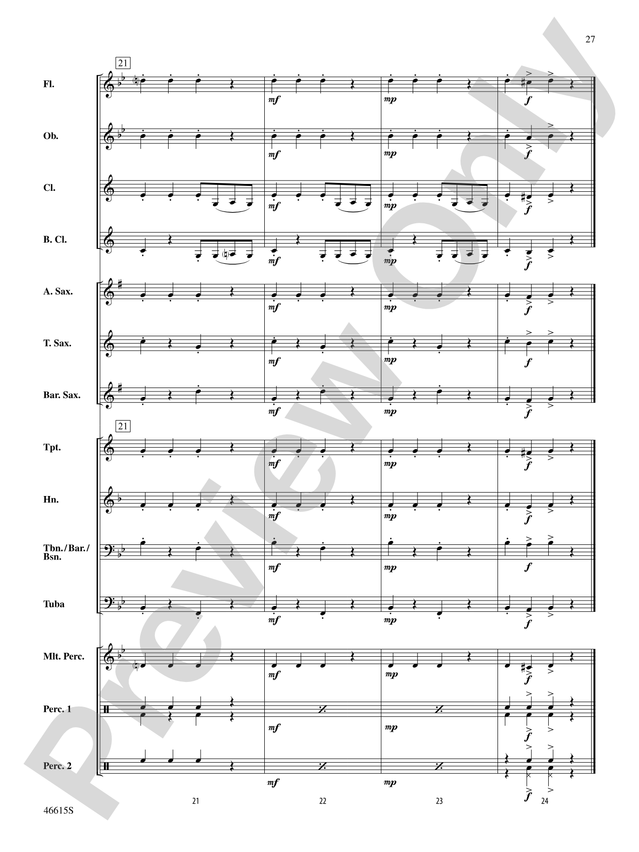 Short Cuts for Beginning Band -- Vol. 5: Concert Band Conductor Score & Parts