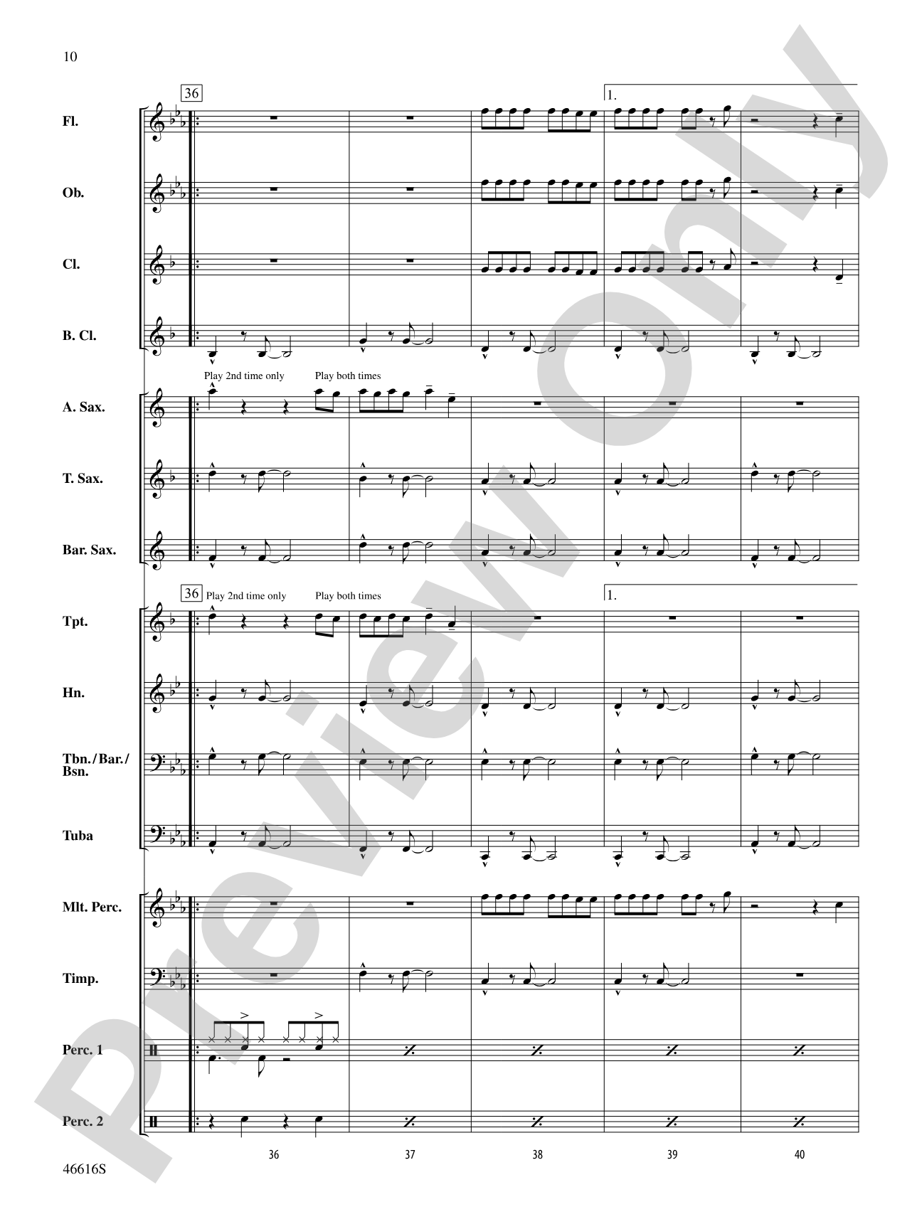 Feel It Still: Concert Band Conductor Score & Parts