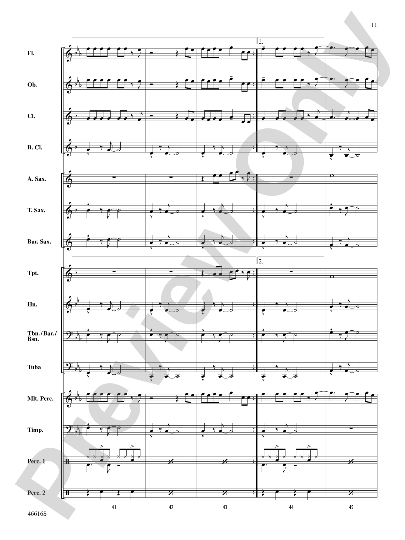 Feel It Still: Concert Band Conductor Score & Parts