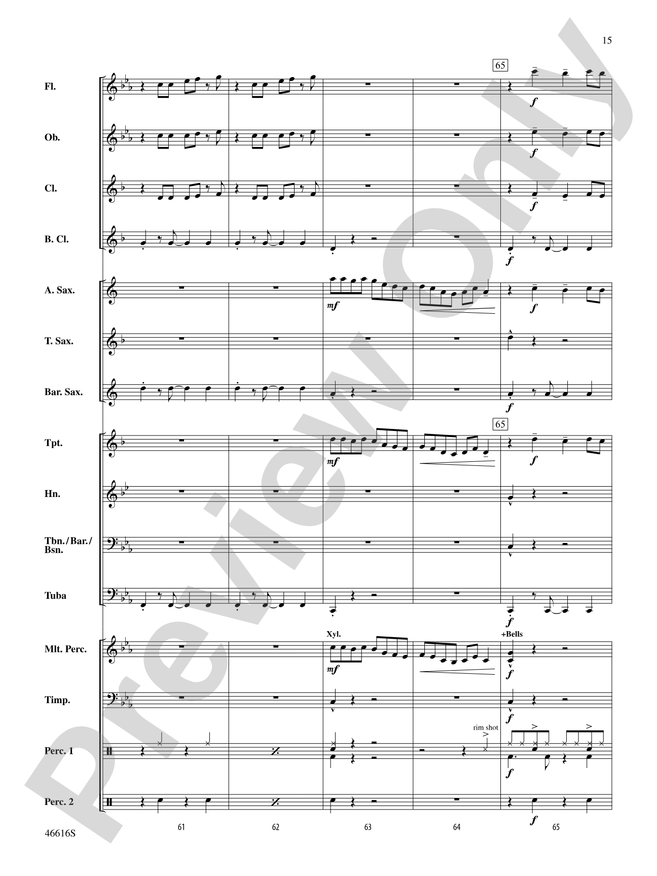 Feel It Still: Concert Band Conductor Score & Parts