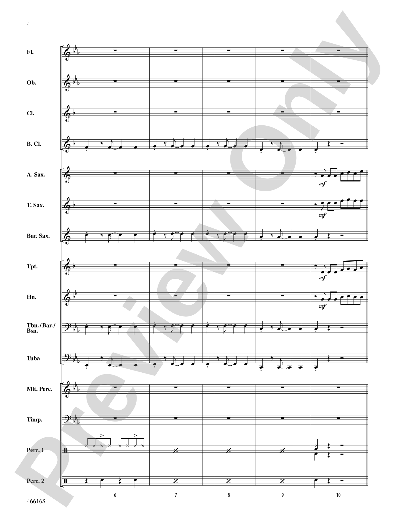 Feel It Still: Concert Band Conductor Score & Parts