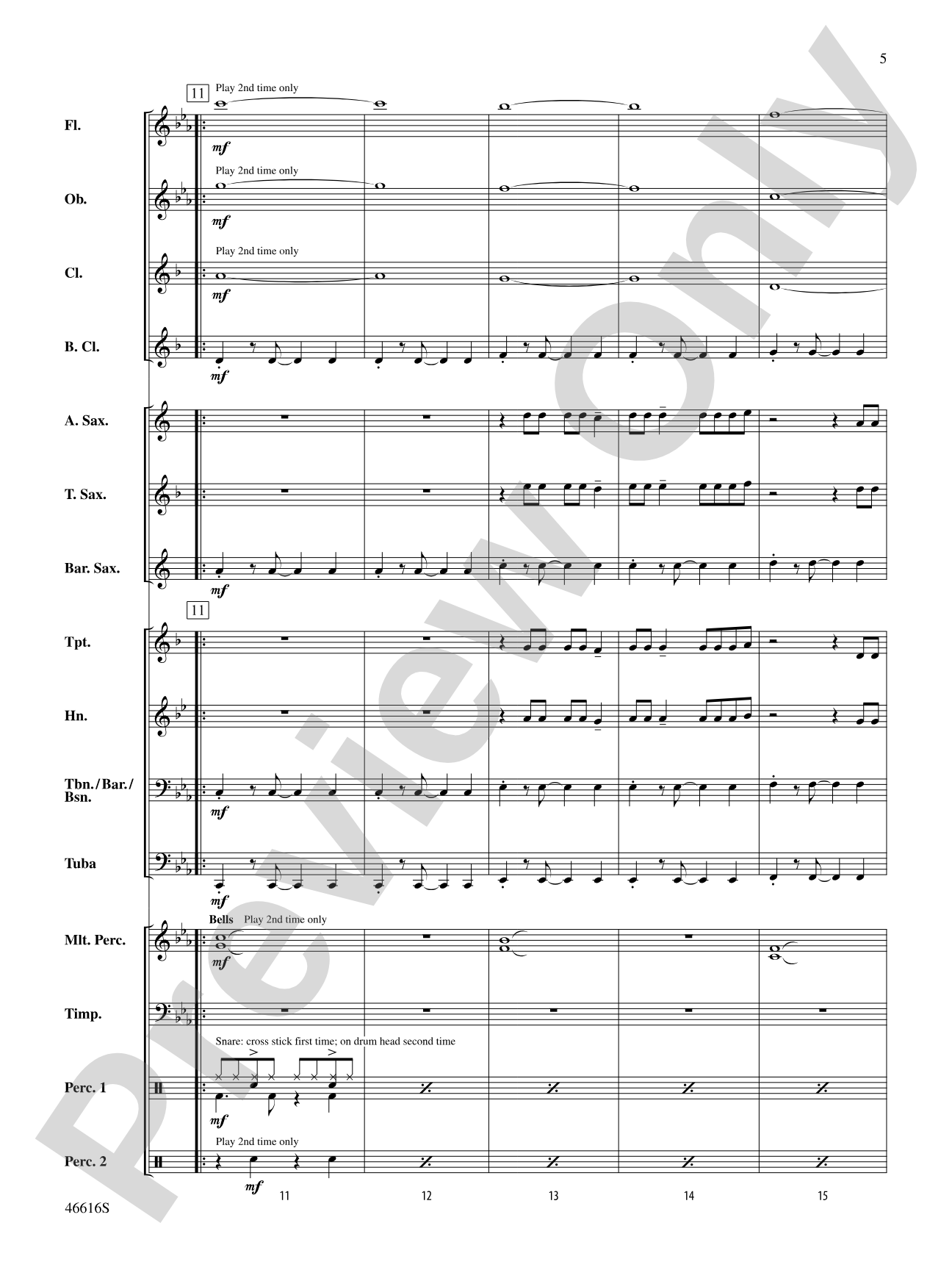 Feel It Still: Concert Band Conductor Score & Parts