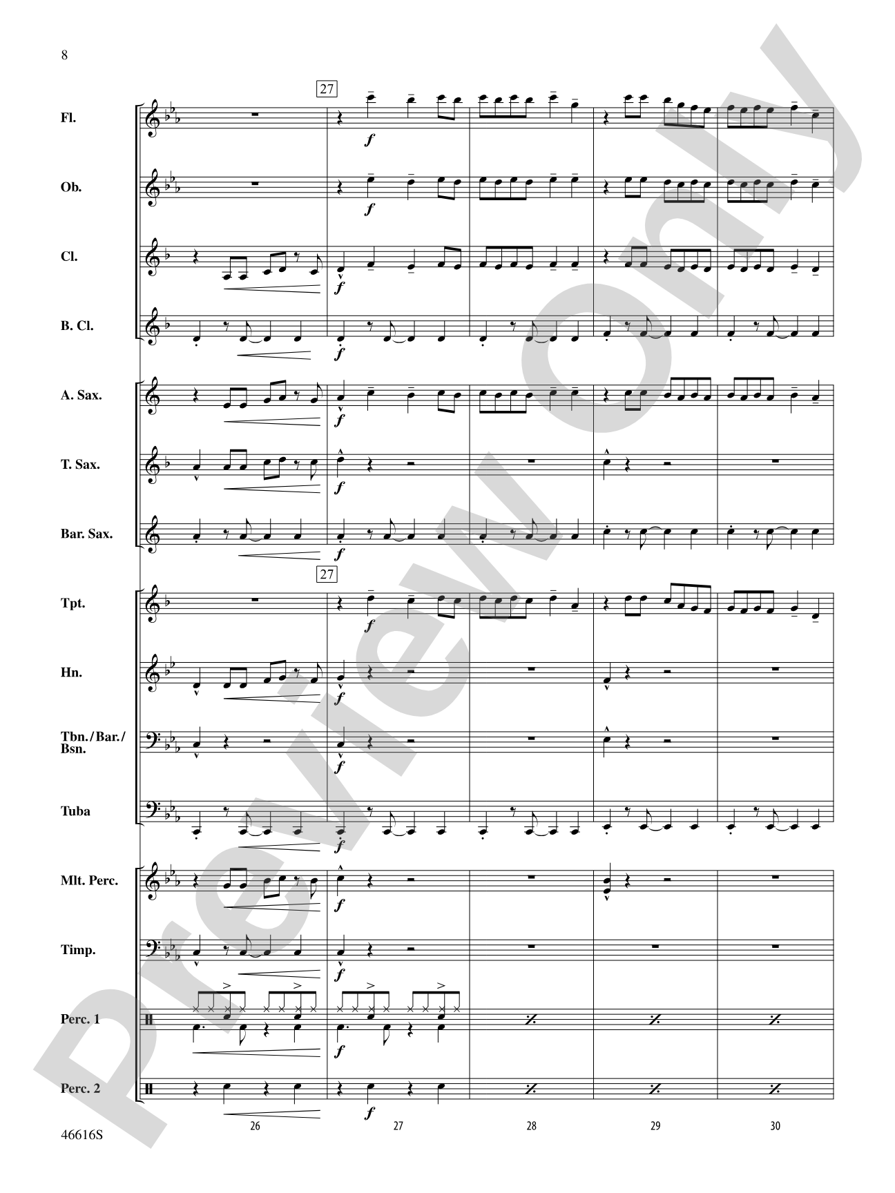 Feel It Still: Concert Band Conductor Score & Parts