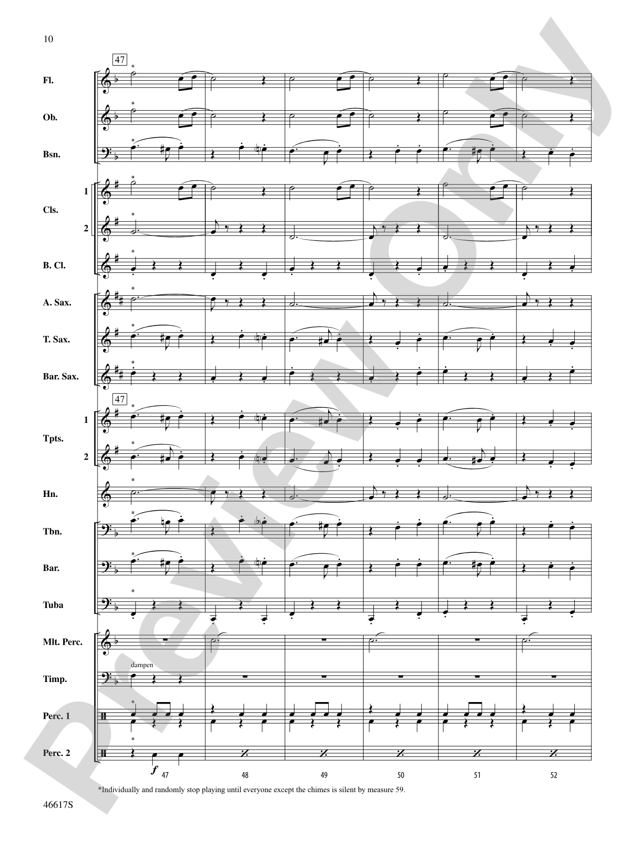 The Masque of the Red Death: Score