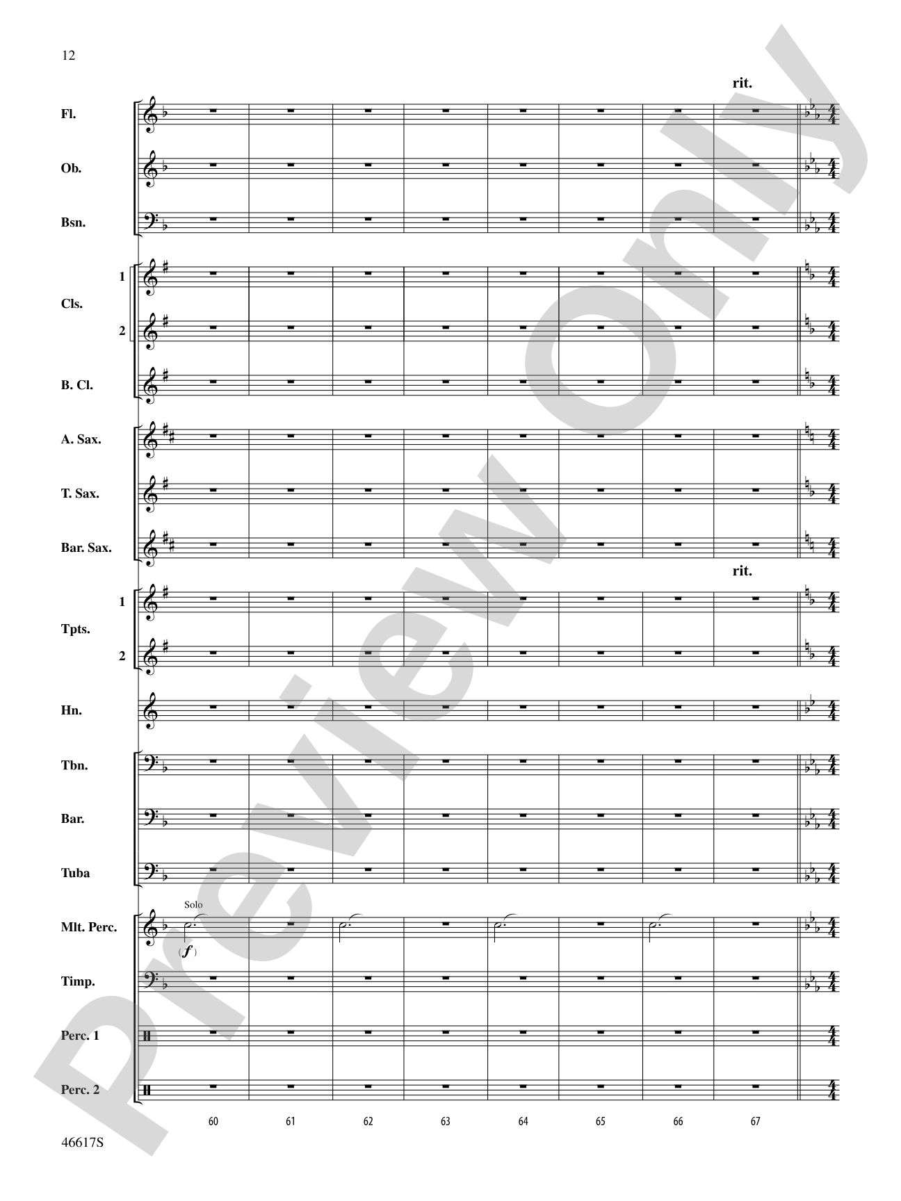 The Masque of the Red Death: Score