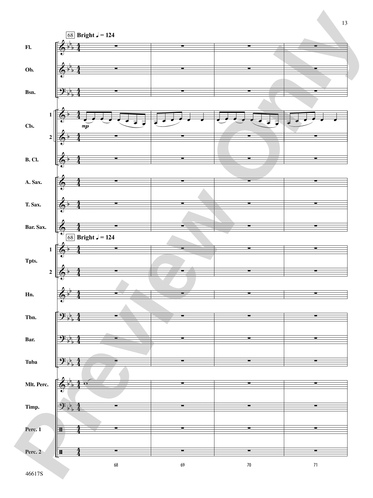 The Masque of the Red Death: Score