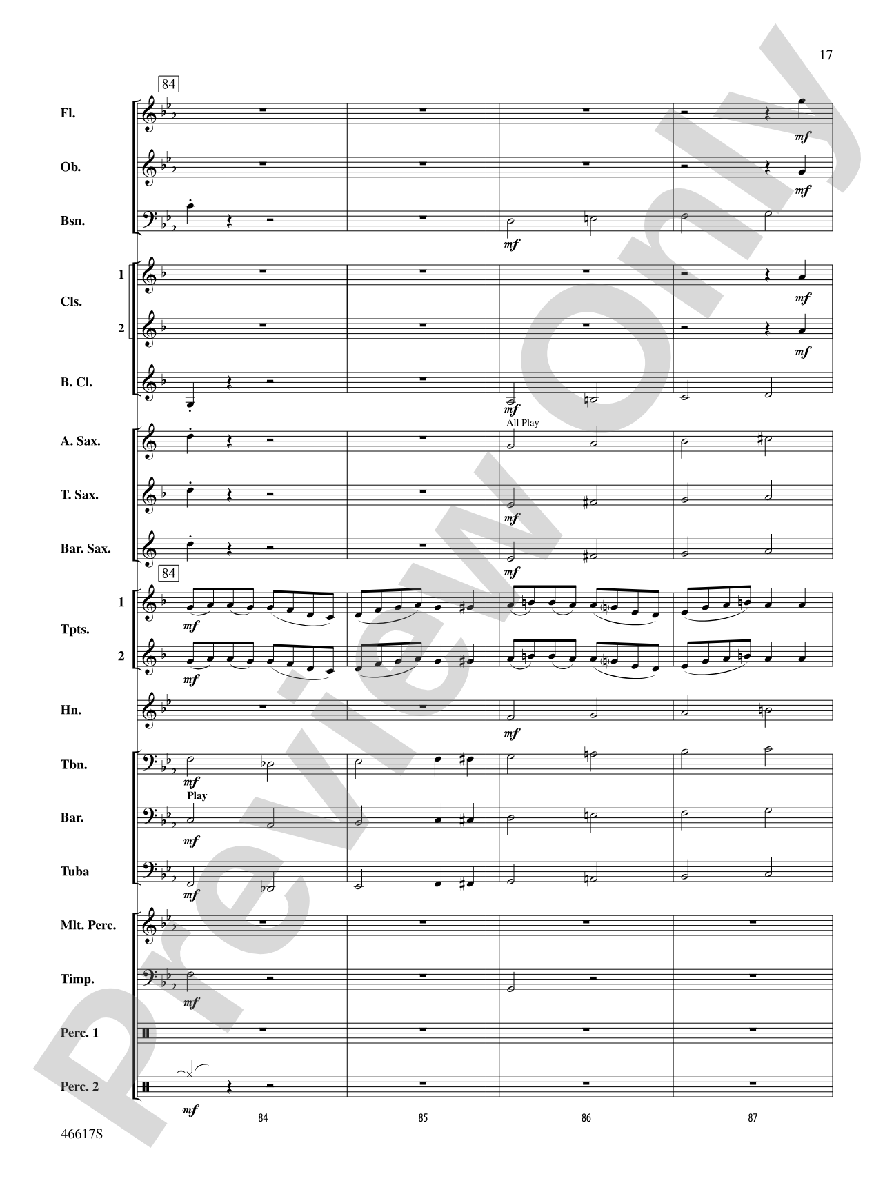 The Masque of the Red Death: Score