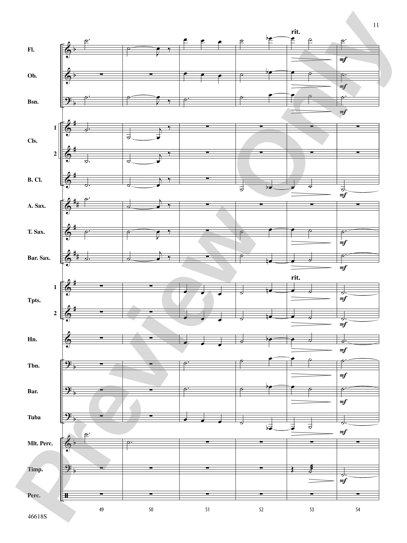 A Ralph Vaughan Williams Portrait: Score