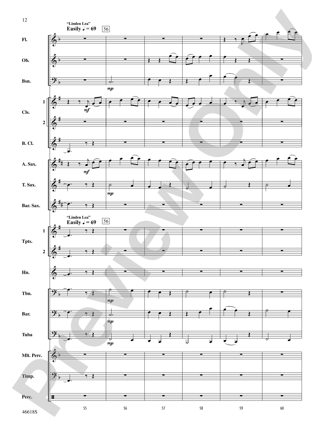 A Ralph Vaughan Williams Portrait: Score
