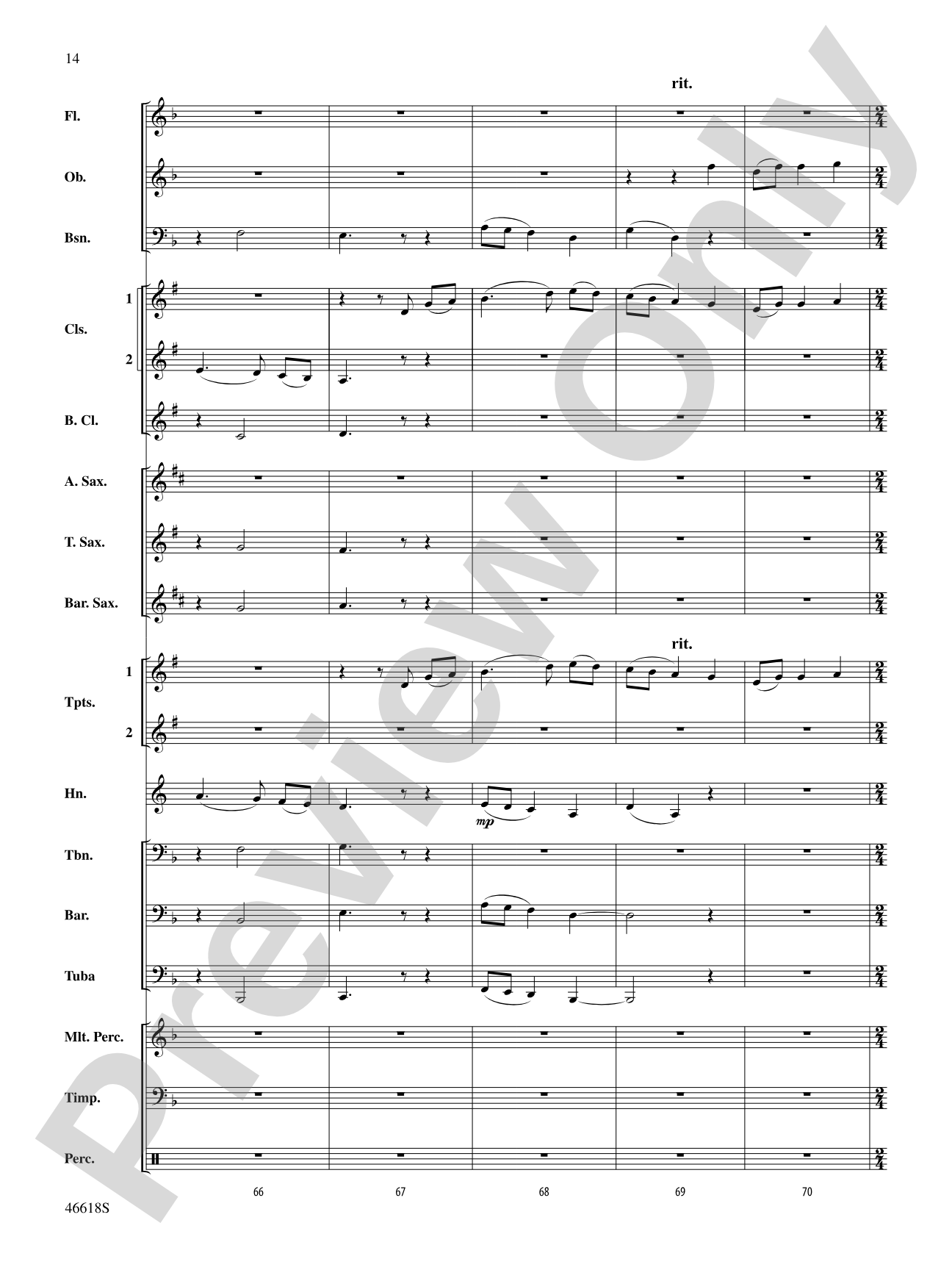 A Ralph Vaughan Williams Portrait: Score