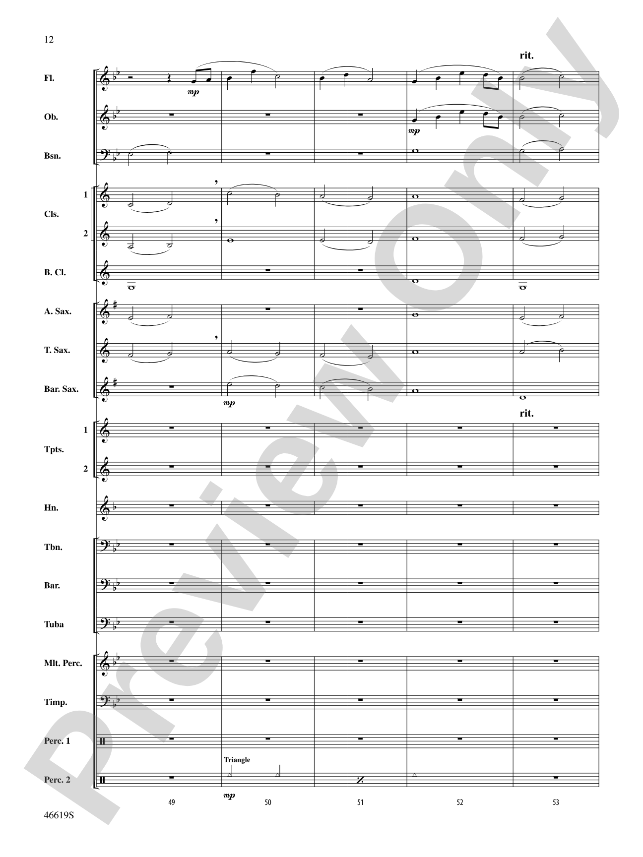 Footprints on the Moon: Concert Band Conductor Score & Parts