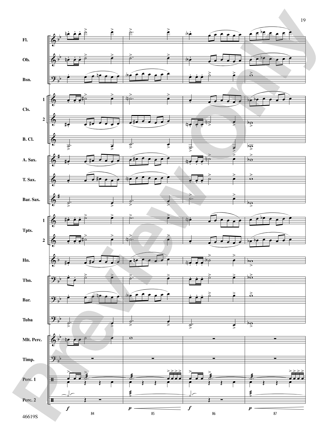 Footprints on the Moon: Concert Band Conductor Score & Parts