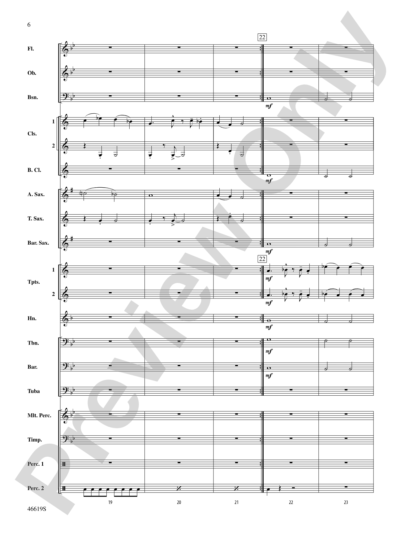Footprints on the Moon: Concert Band Conductor Score & Parts