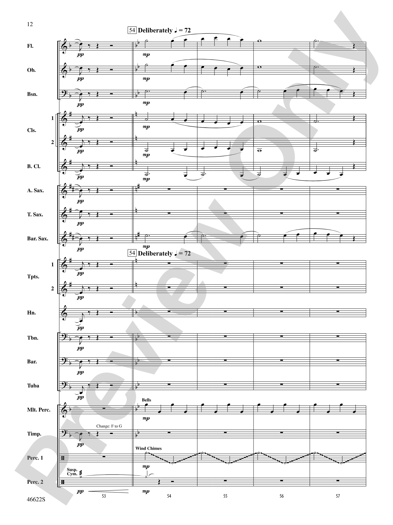 Fanfare and Modal Apparitions: Concert Band Conductor Score & Parts