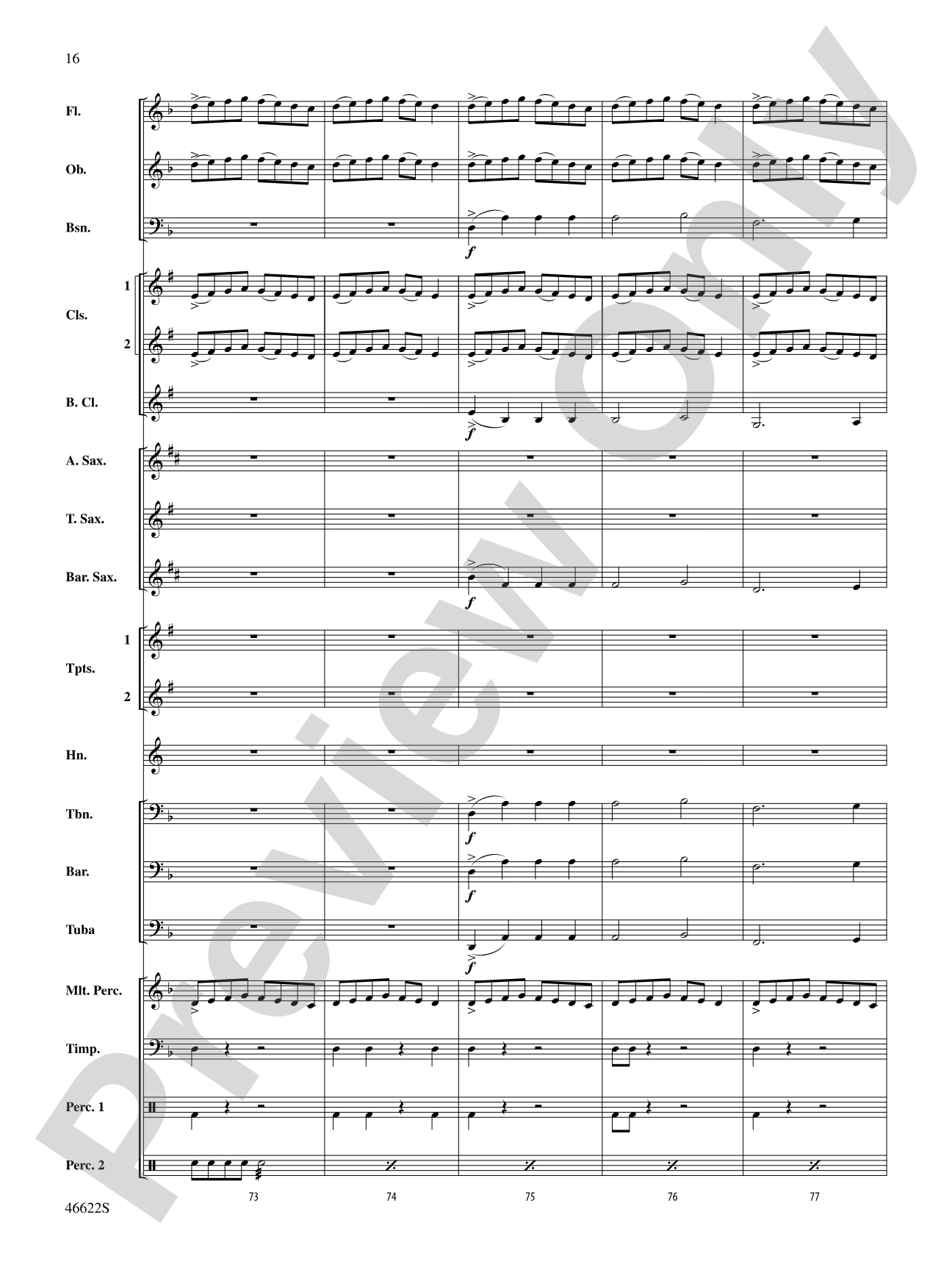 Fanfare and Modal Apparitions: Concert Band Conductor Score & Parts