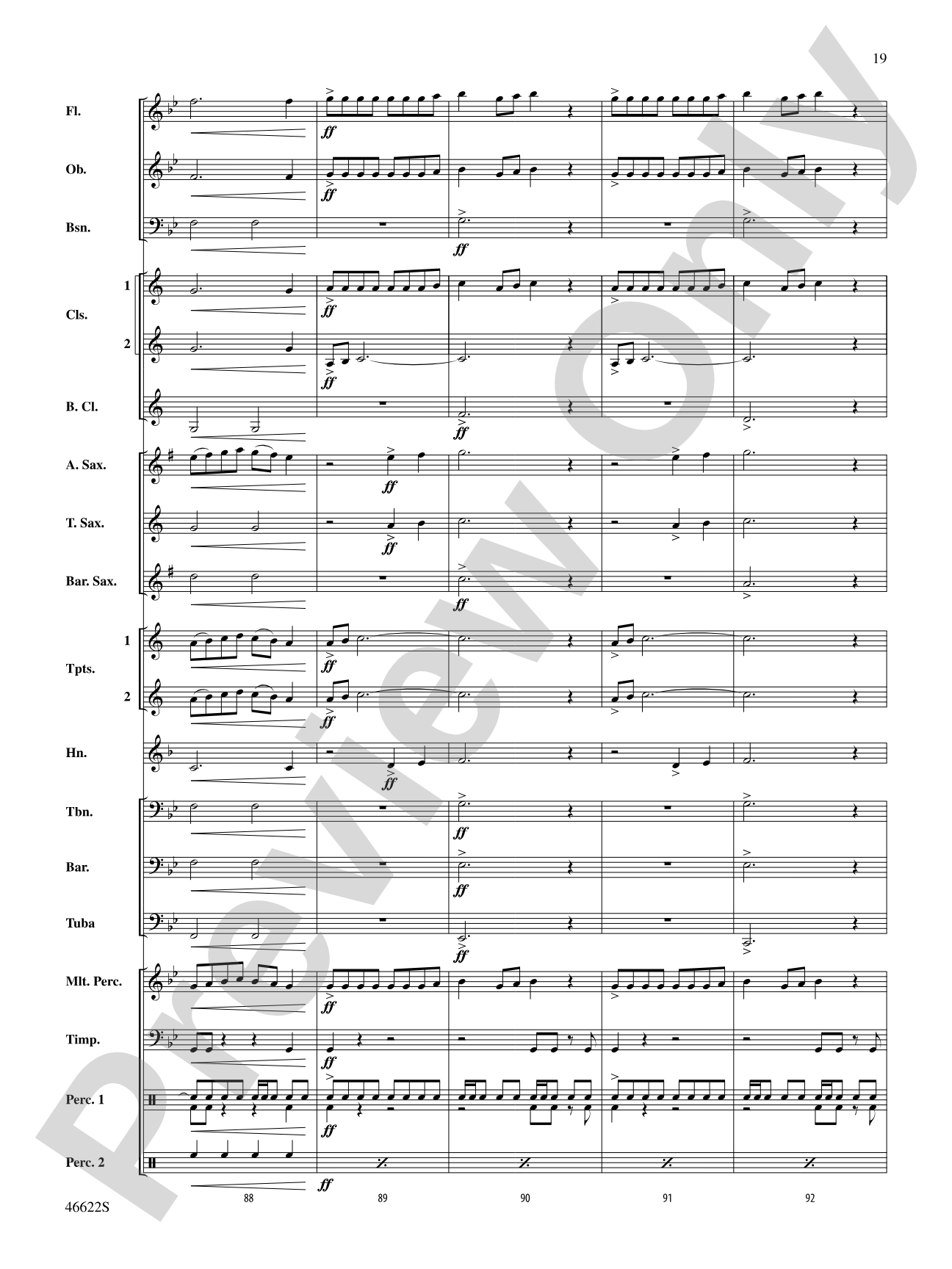 Fanfare and Modal Apparitions: Concert Band Conductor Score & Parts