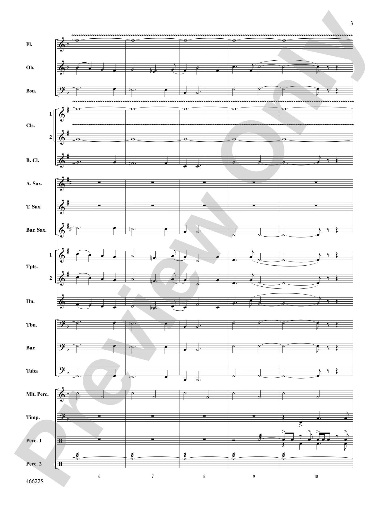 Fanfare and Modal Apparitions: Concert Band Conductor Score & Parts