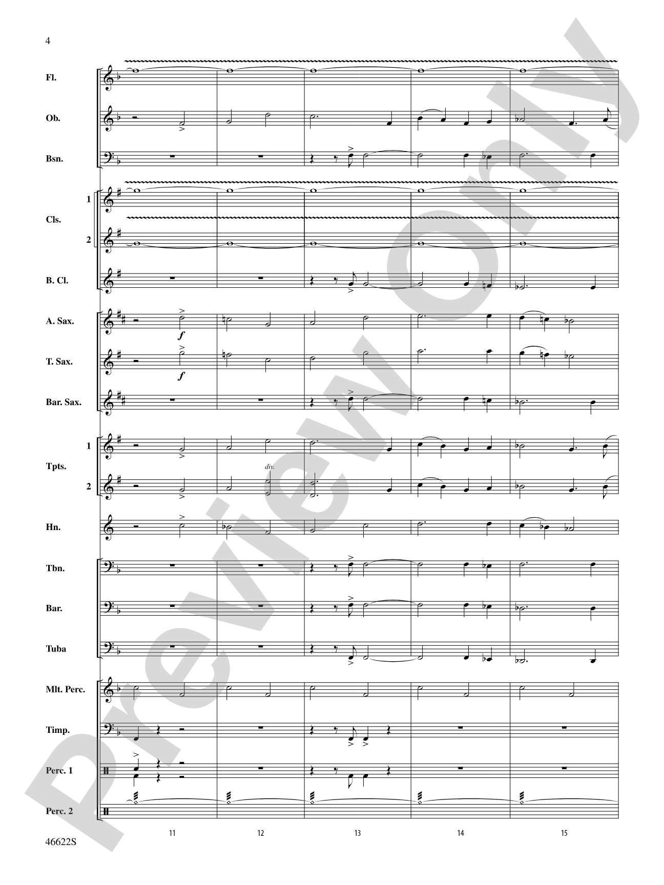 Fanfare and Modal Apparitions: Concert Band Conductor Score & Parts