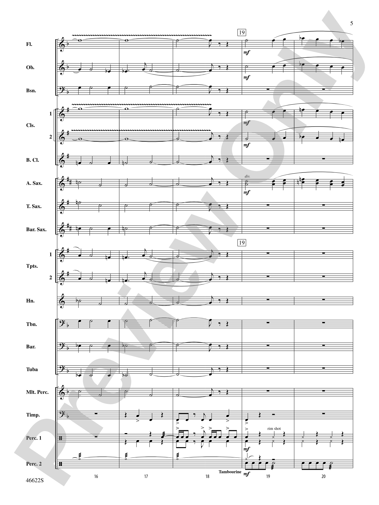 Fanfare and Modal Apparitions: Concert Band Conductor Score & Parts