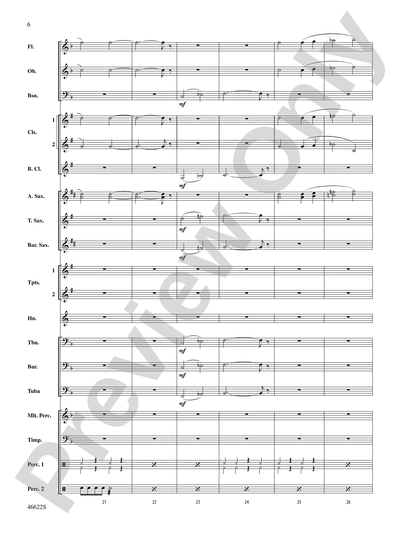Fanfare and Modal Apparitions: Concert Band Conductor Score & Parts
