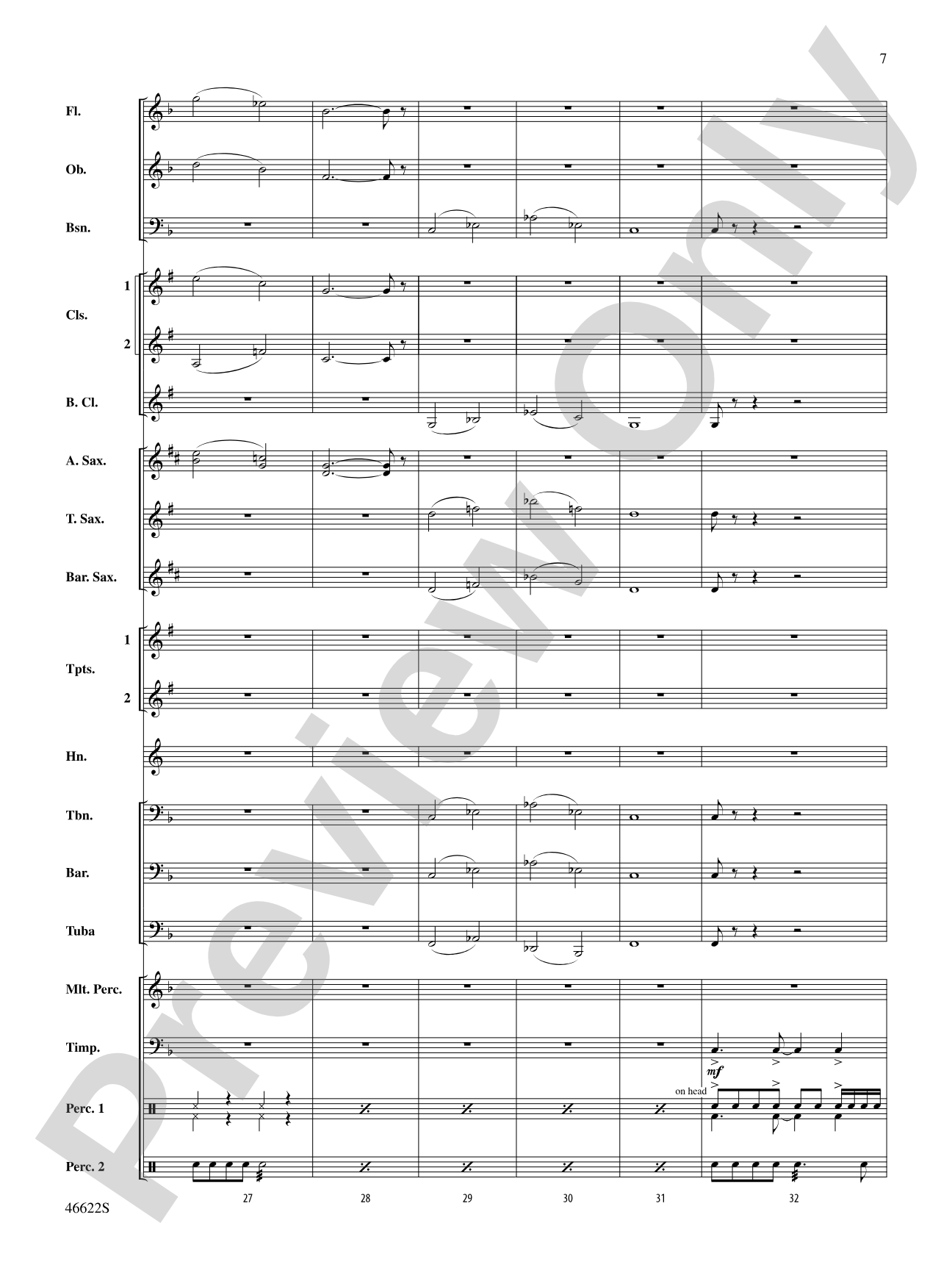 Fanfare and Modal Apparitions: Concert Band Conductor Score & Parts