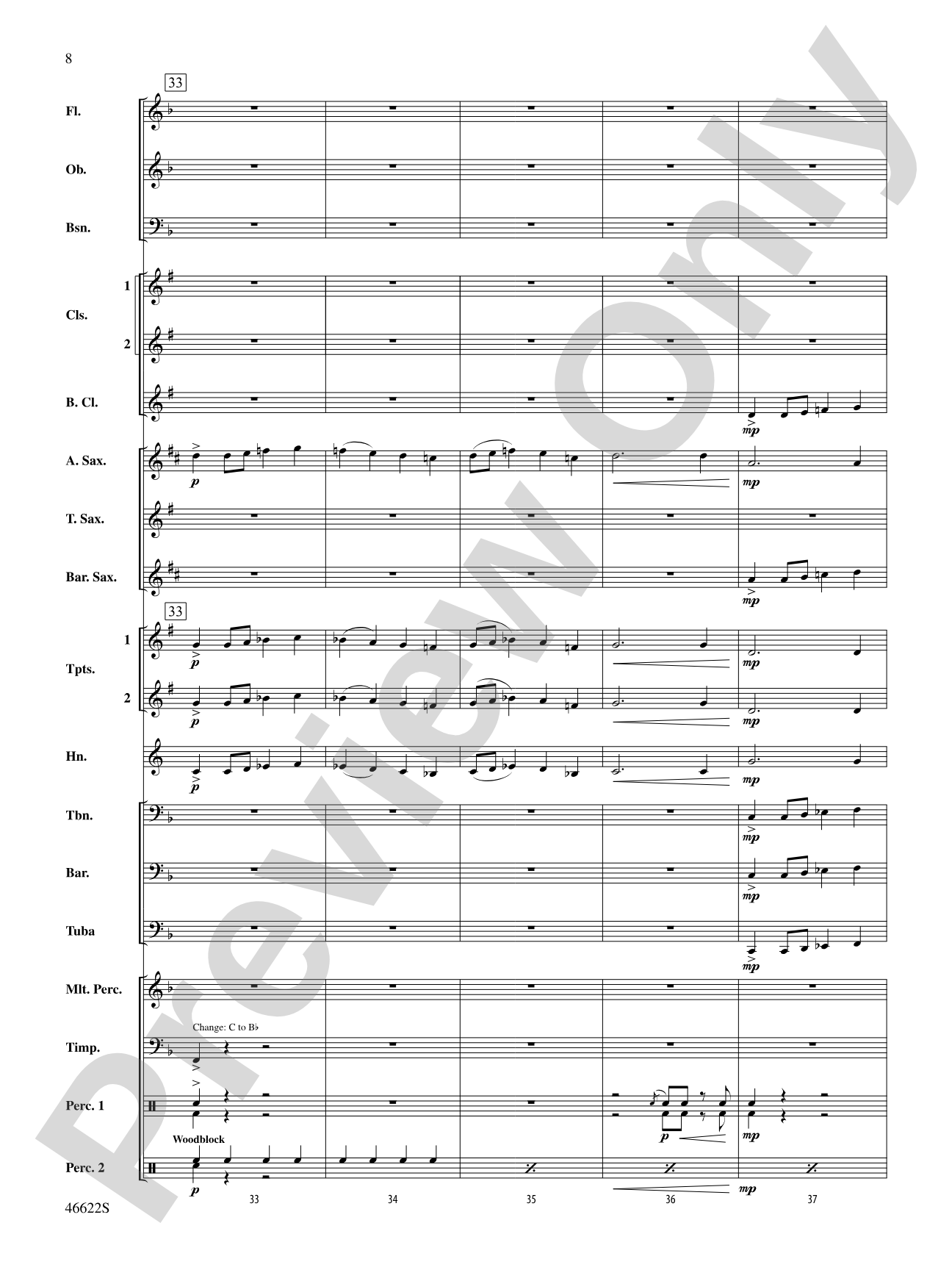 Fanfare and Modal Apparitions: Concert Band Conductor Score & Parts