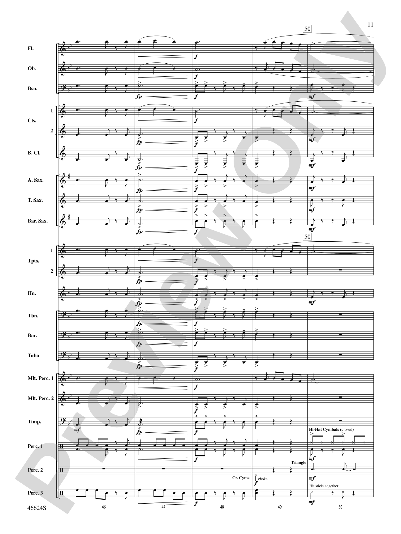 Escapade at Twilight: Concert Band Conductor Score & Parts