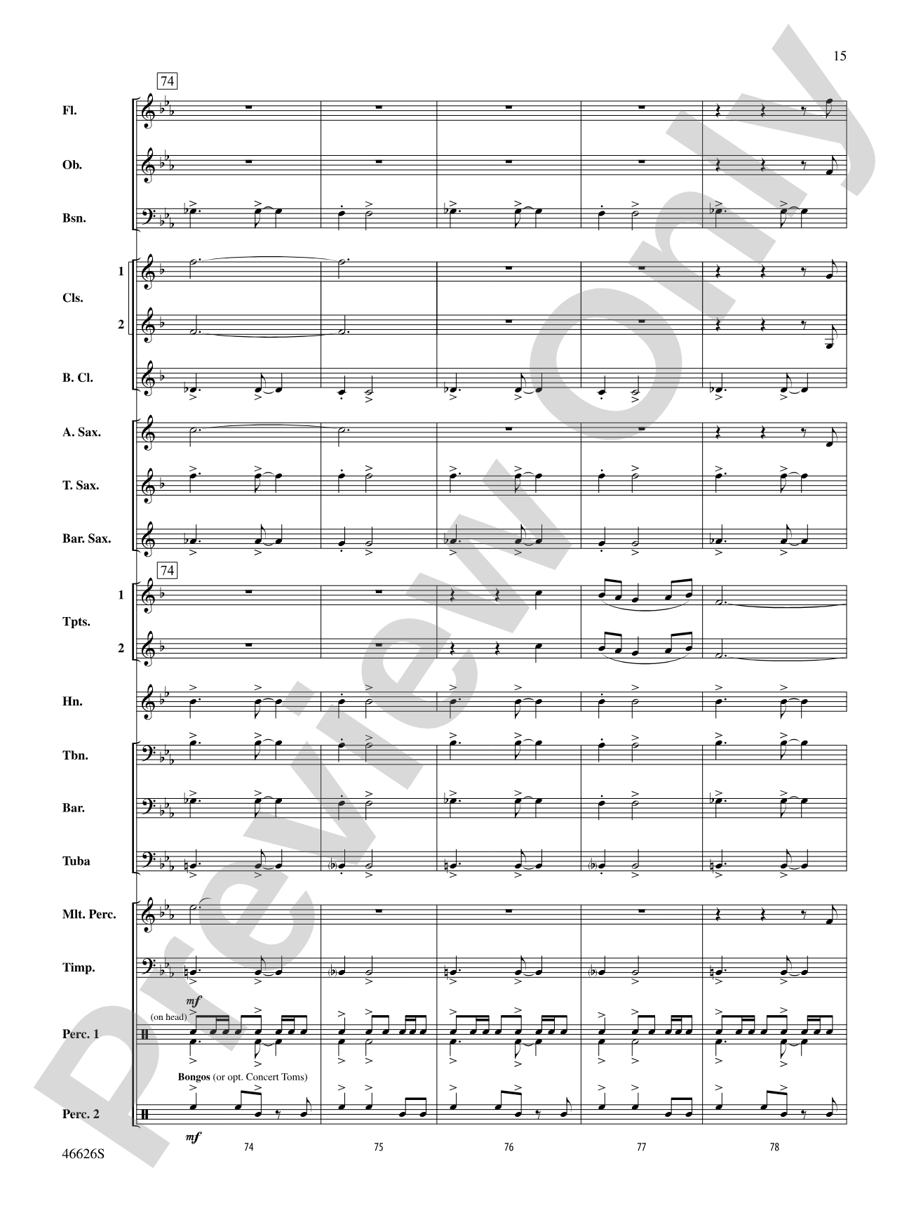 Heart, Soul, and Voice: Concert Band Conductor Score & Parts