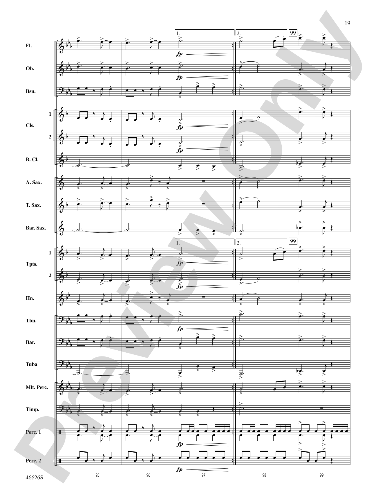 Heart, Soul, and Voice: Concert Band Conductor Score & Parts