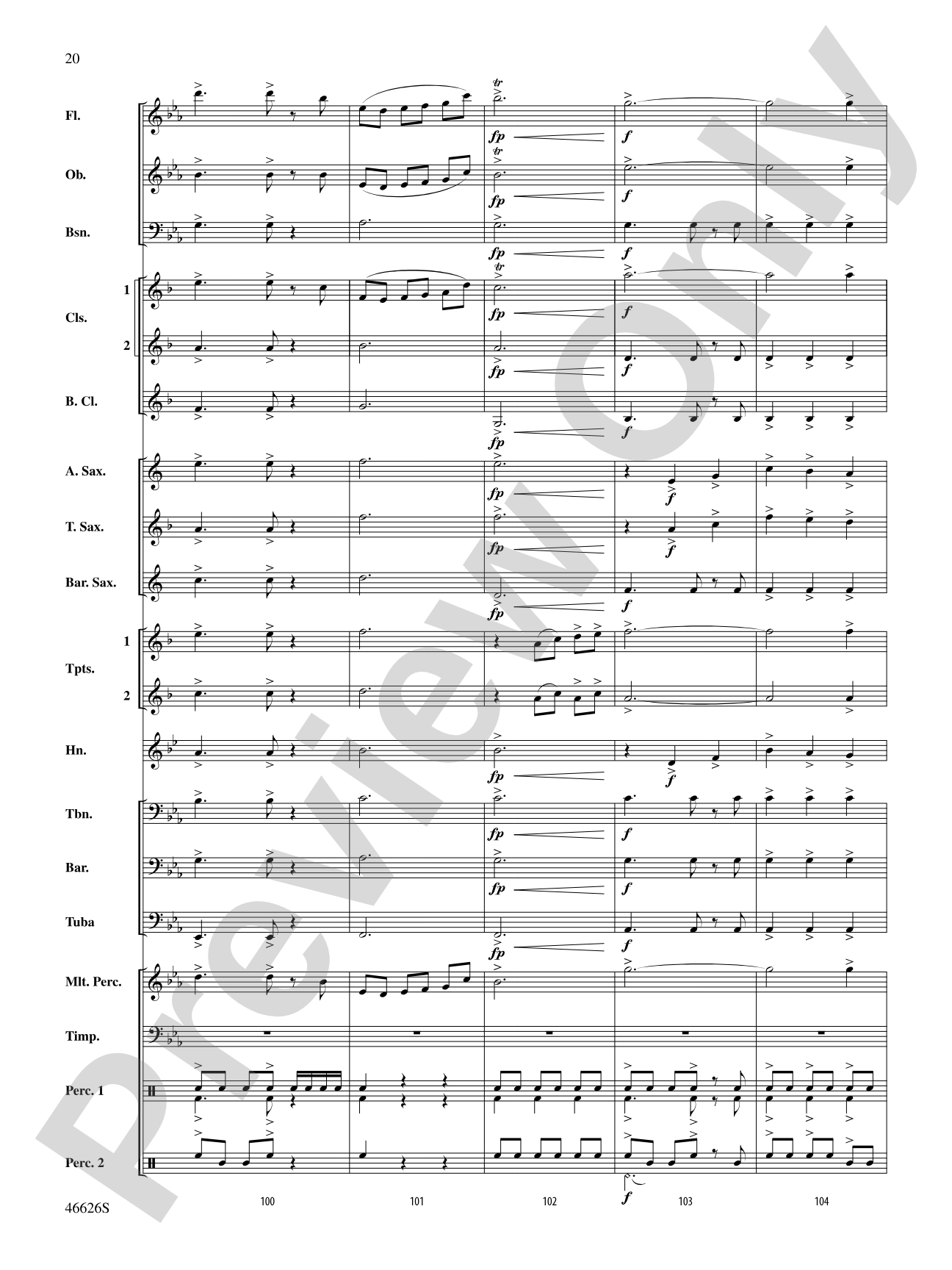 Heart, Soul, and Voice: Concert Band Conductor Score & Parts