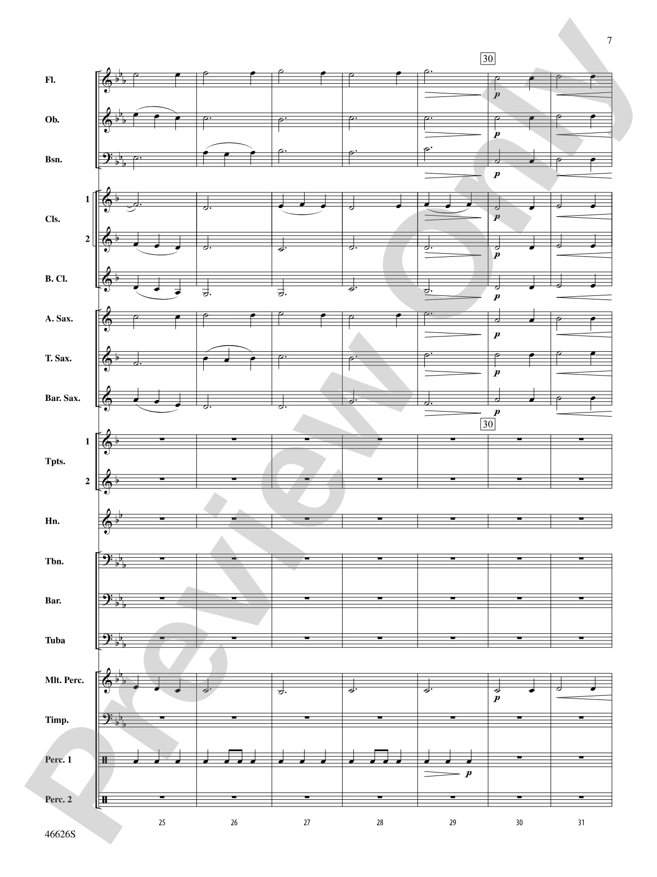 Heart, Soul, and Voice: Concert Band Conductor Score & Parts