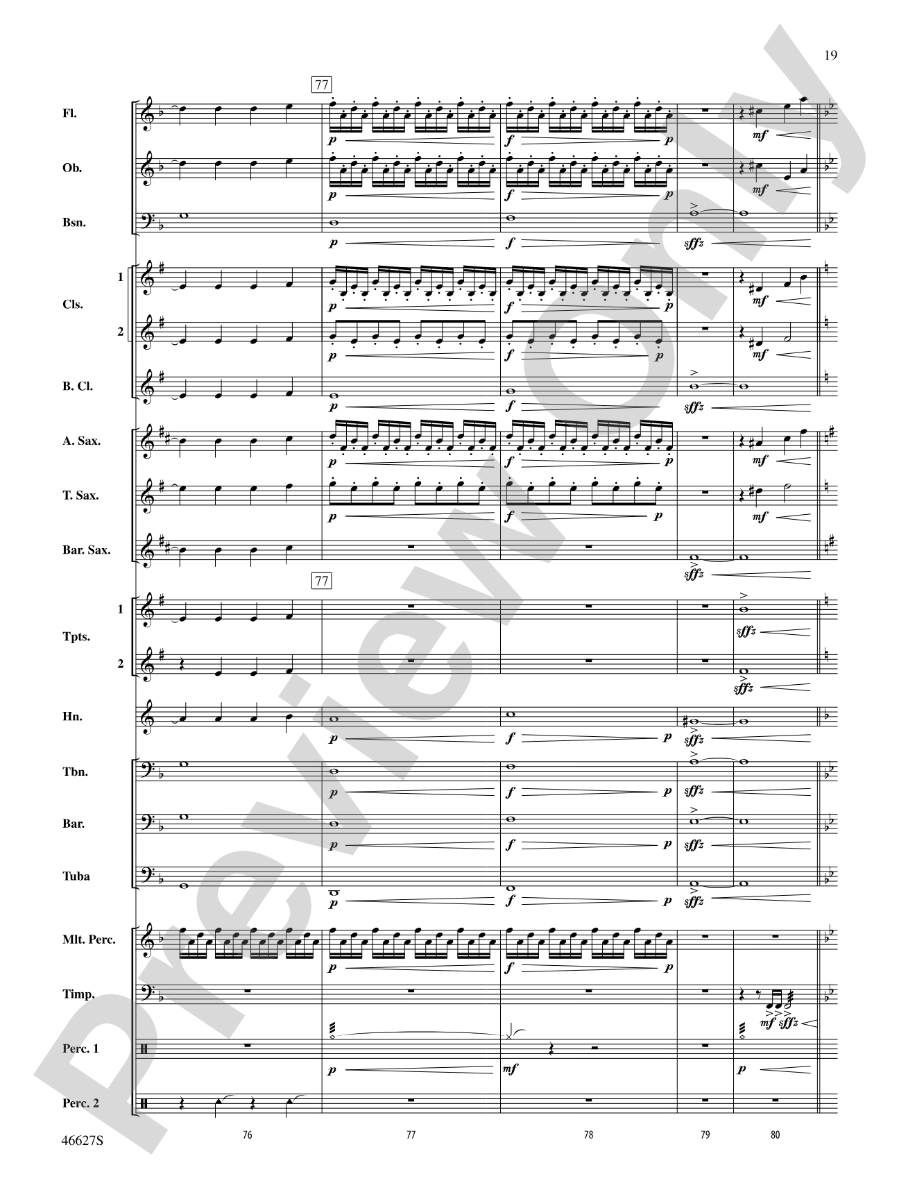 Batman Generations: Concert Band Conductor Score & Parts