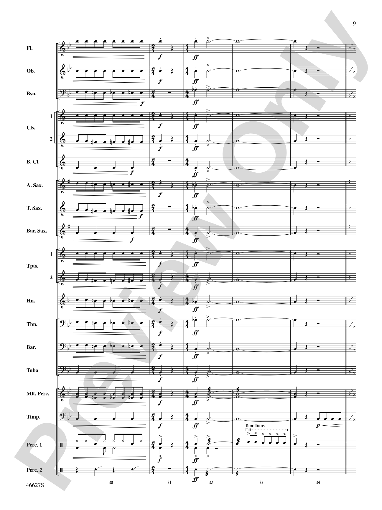 Batman Generations: Concert Band Conductor Score & Parts