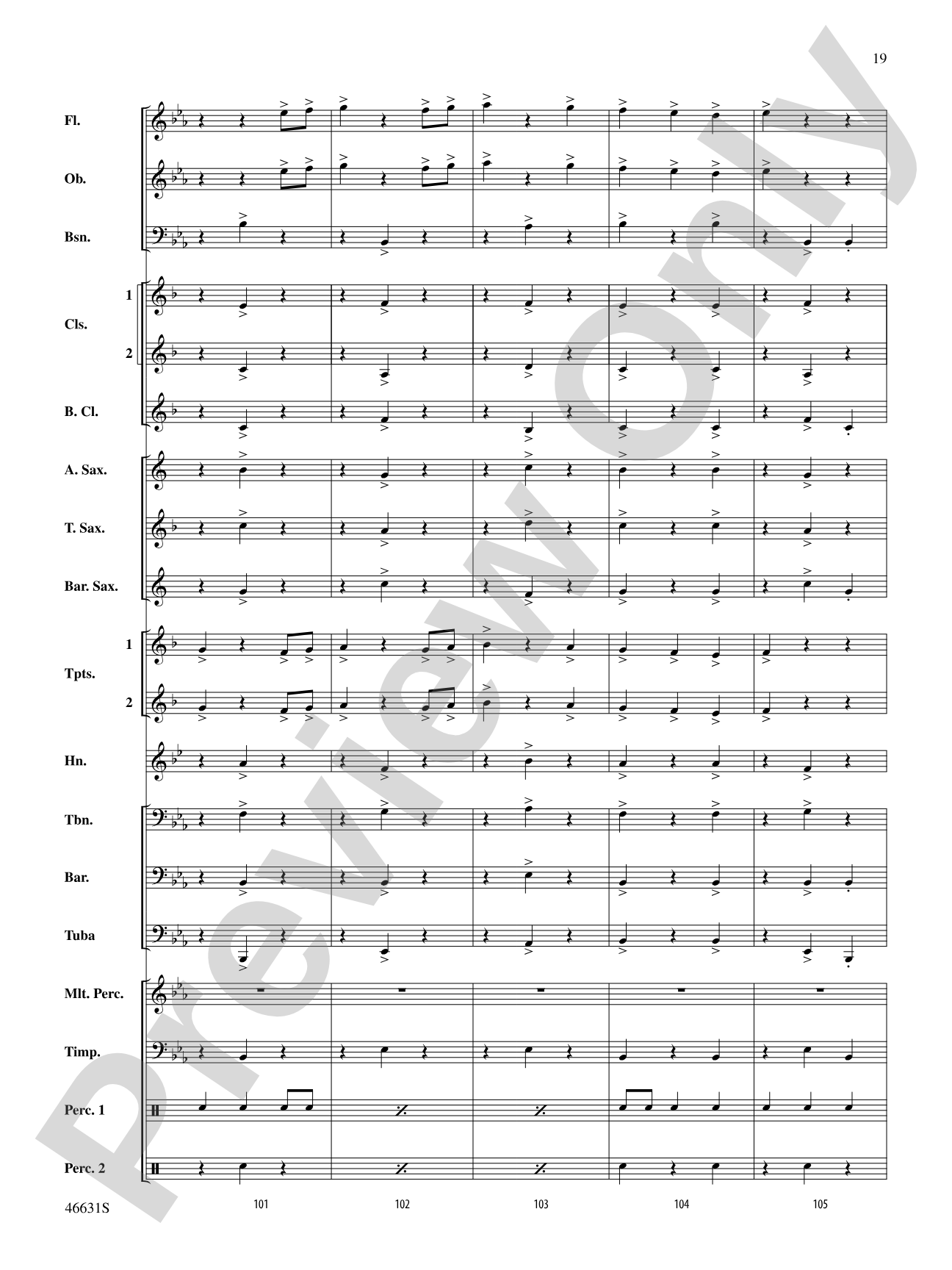 Suite of Carols, Selections from: Concert Band Conductor Score & Parts