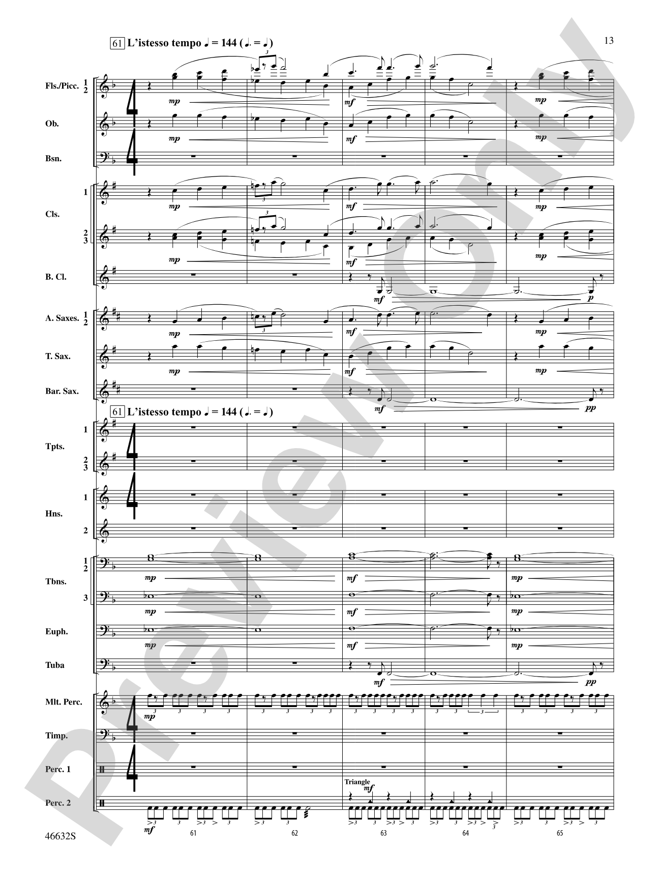Prelude and Passages: Concert Band Conductor Score & Parts