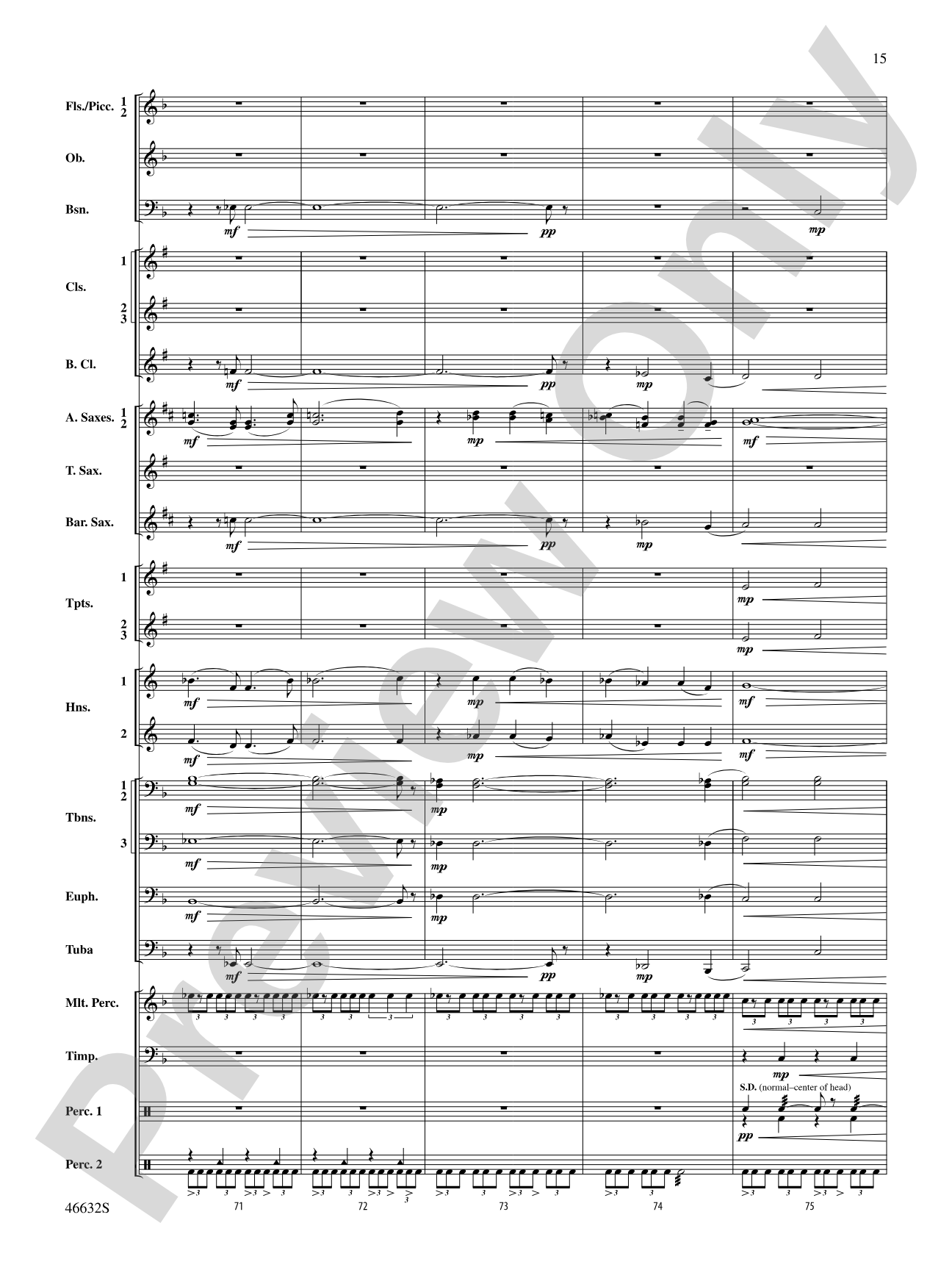 Prelude and Passages: Concert Band Conductor Score & Parts