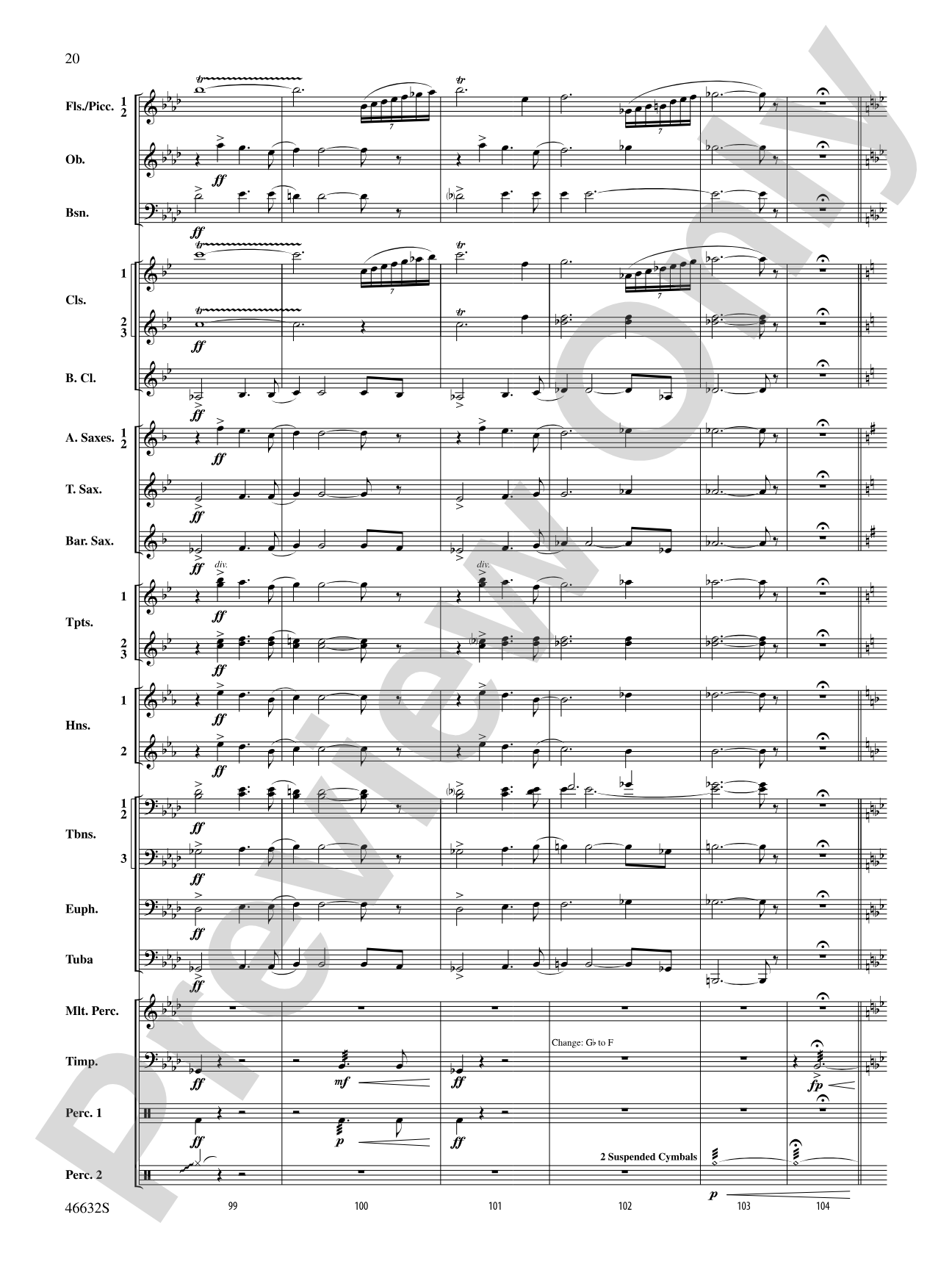 Prelude and Passages: Concert Band Conductor Score & Parts