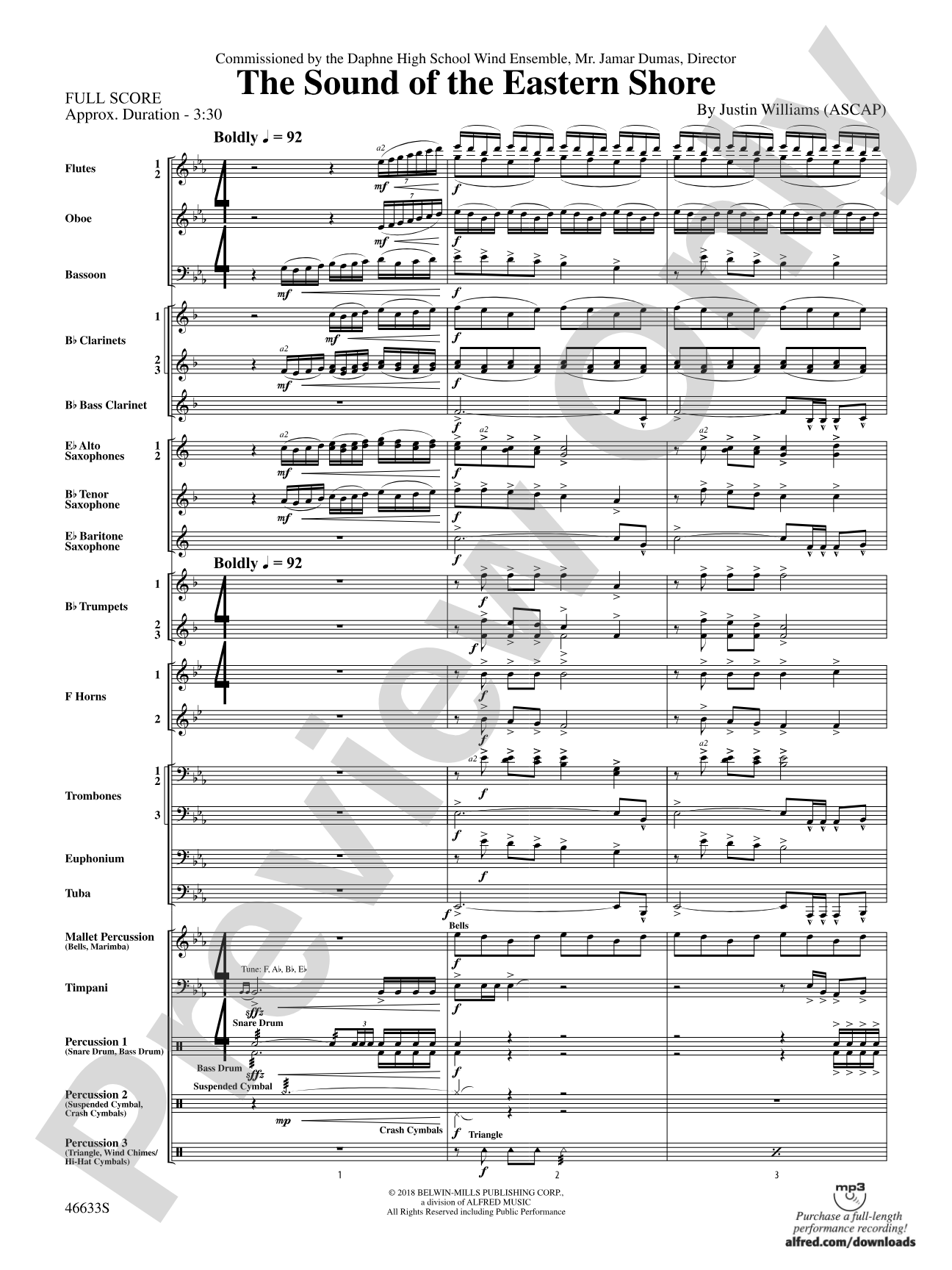 The Sound of the Eastern Shore: Concert Band Conductor Score & Parts