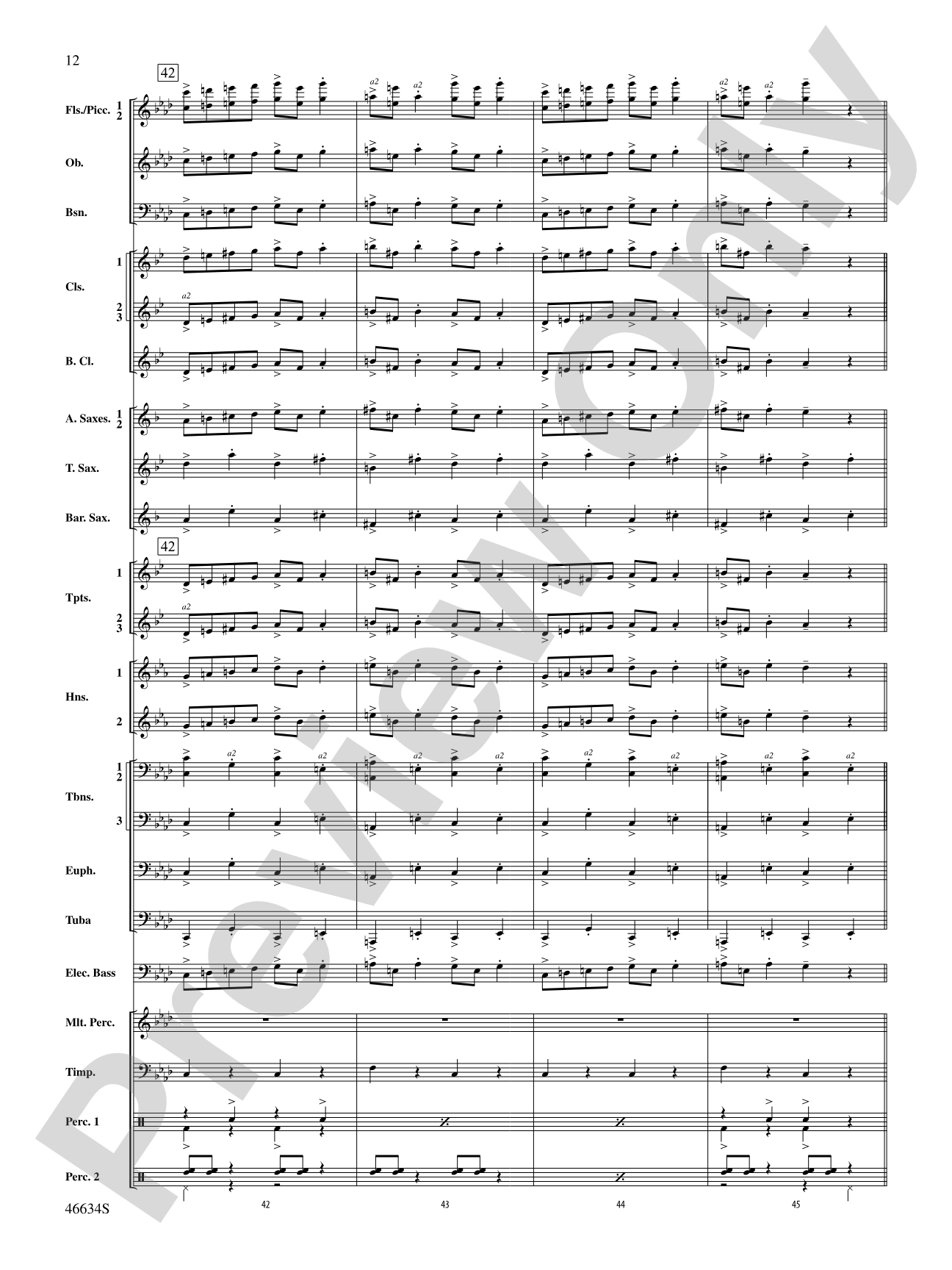 The Mountain: Concert Band Conductor Score & Parts