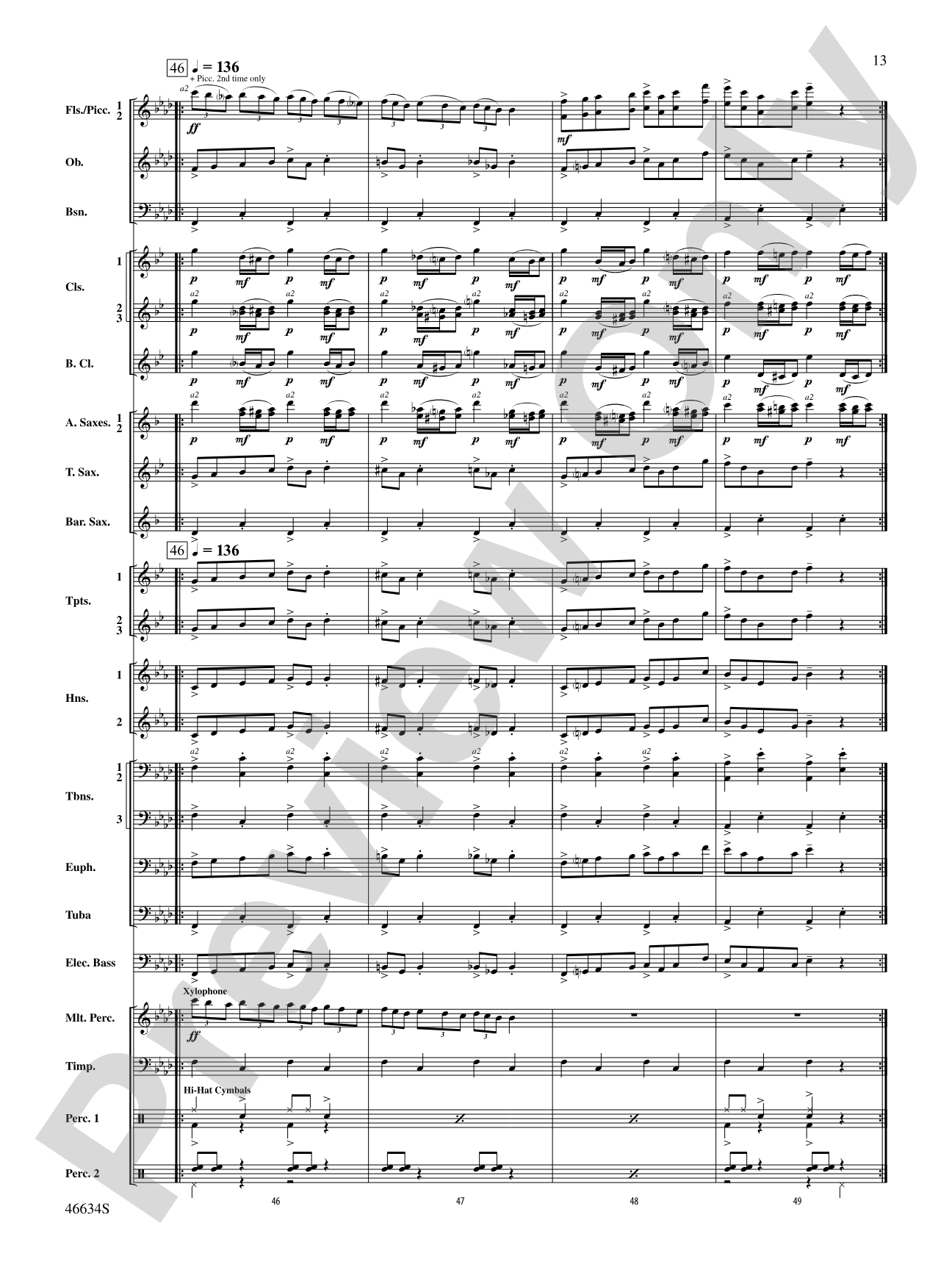 The Mountain: Concert Band Conductor Score & Parts