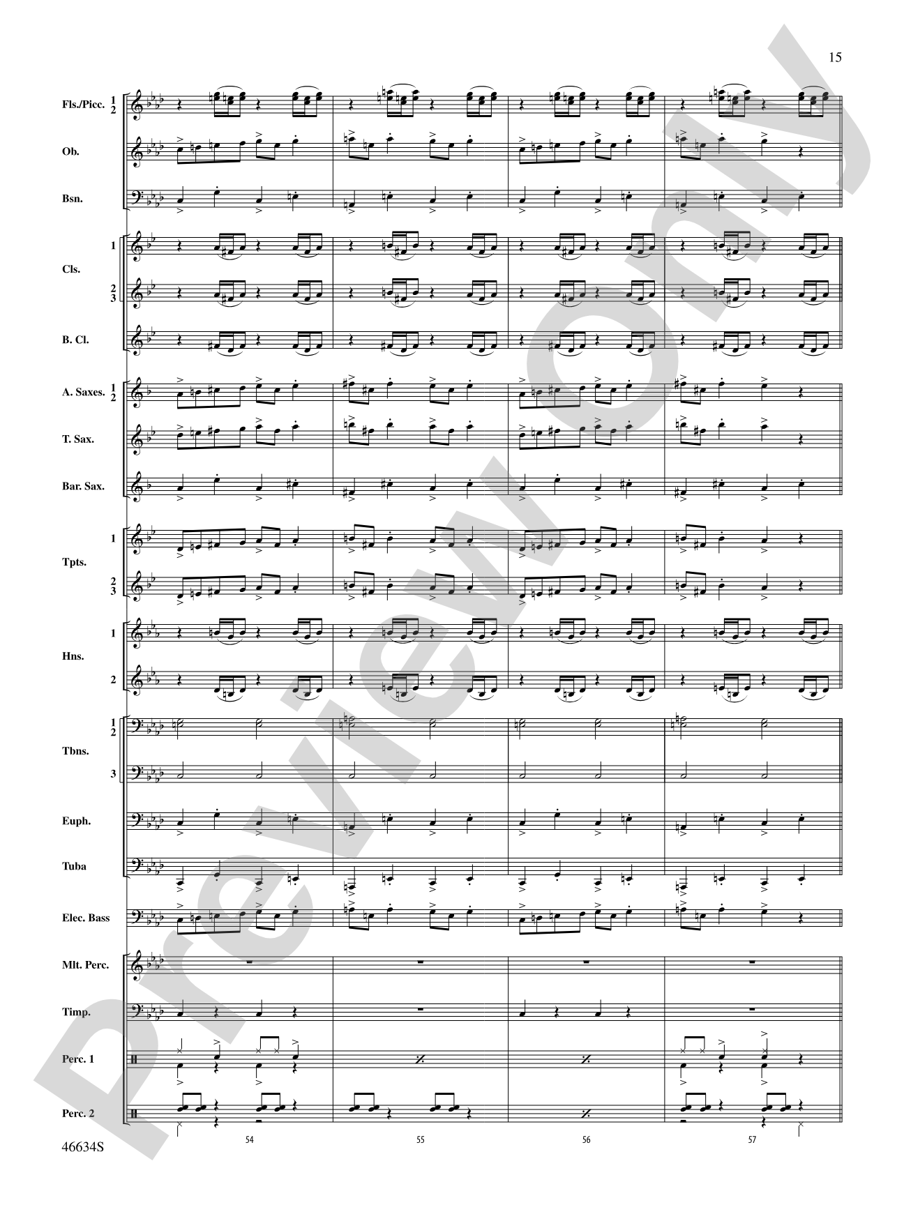 The Mountain: Concert Band Conductor Score & Parts