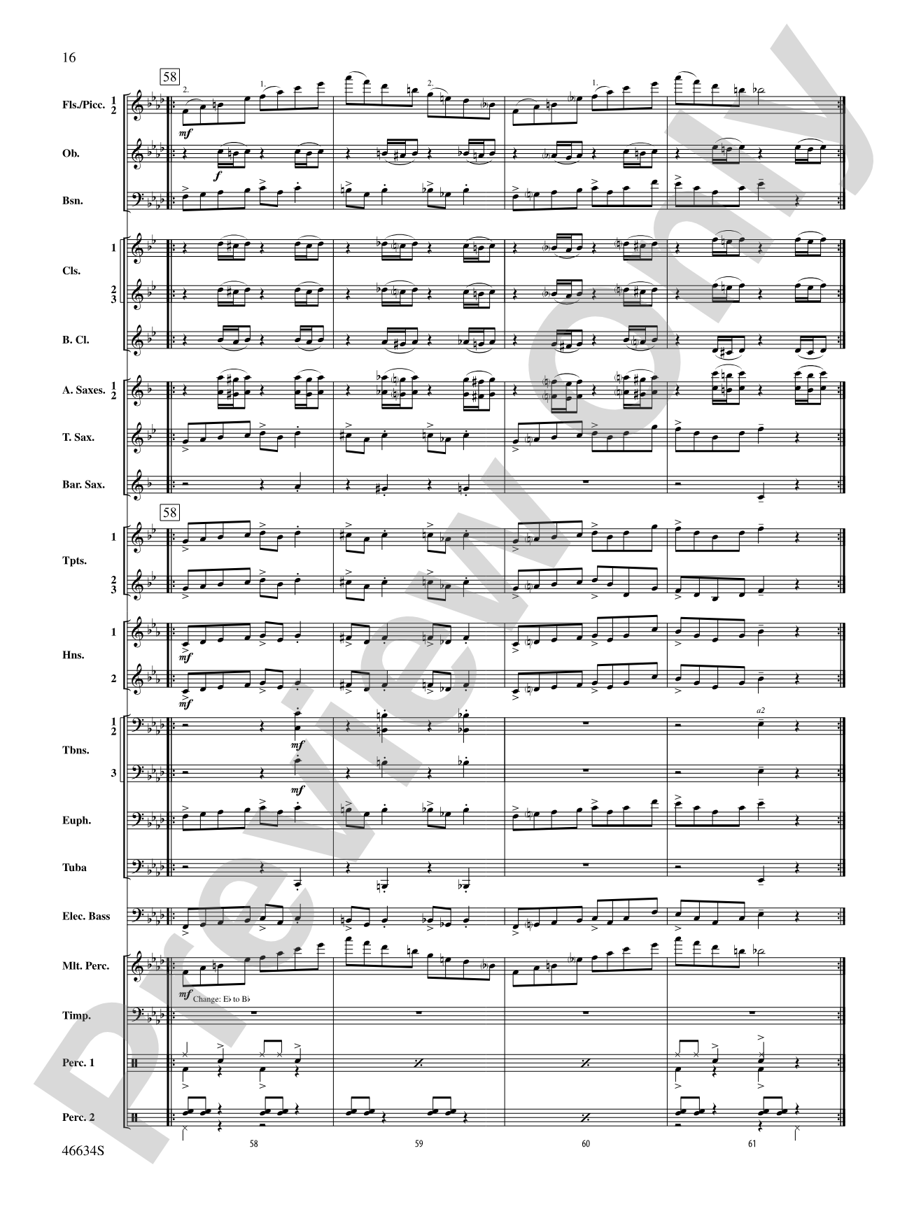 The Mountain: Concert Band Conductor Score & Parts