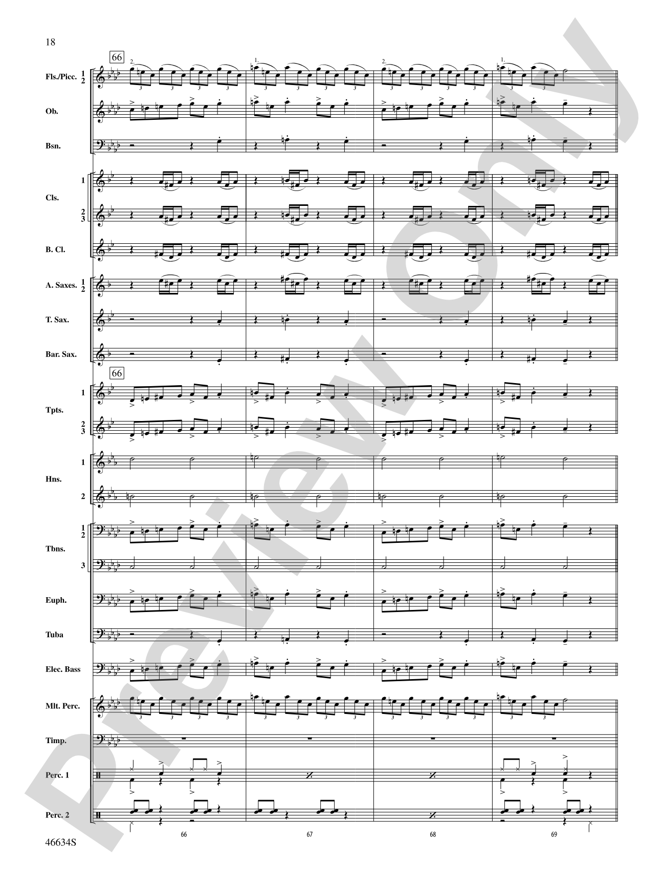 The Mountain: Concert Band Conductor Score & Parts