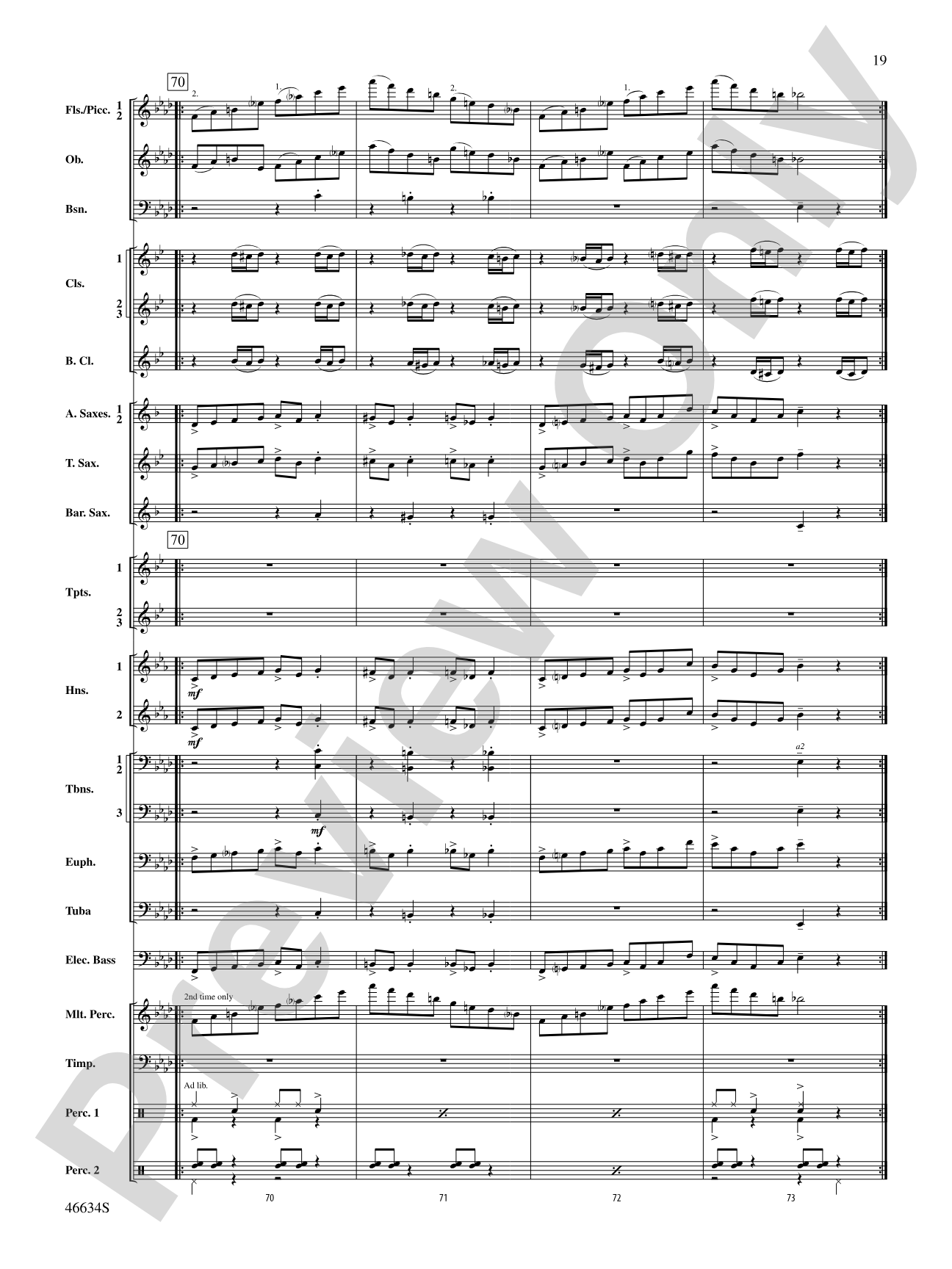 The Mountain: Concert Band Conductor Score & Parts