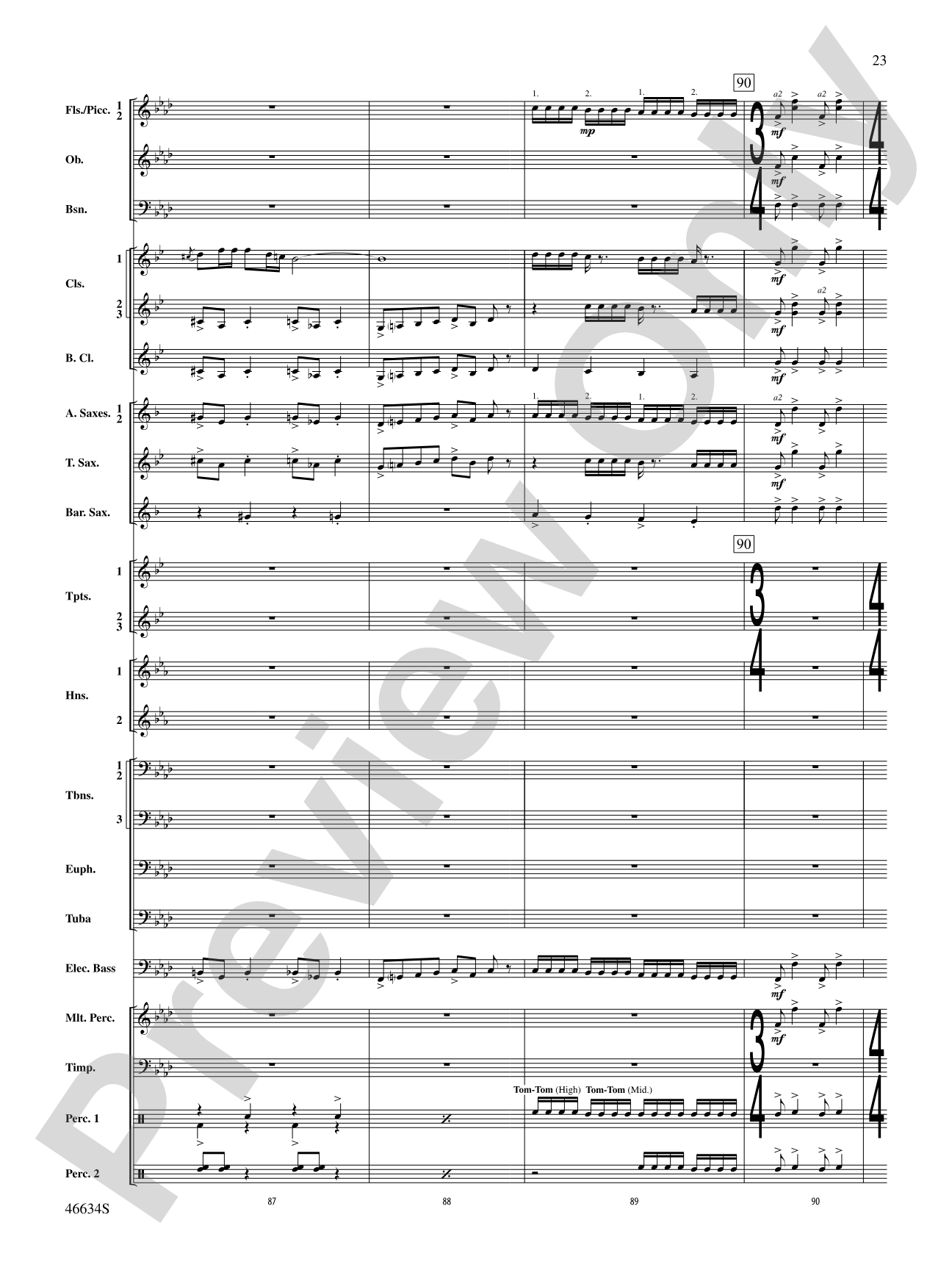 The Mountain: Concert Band Conductor Score & Parts