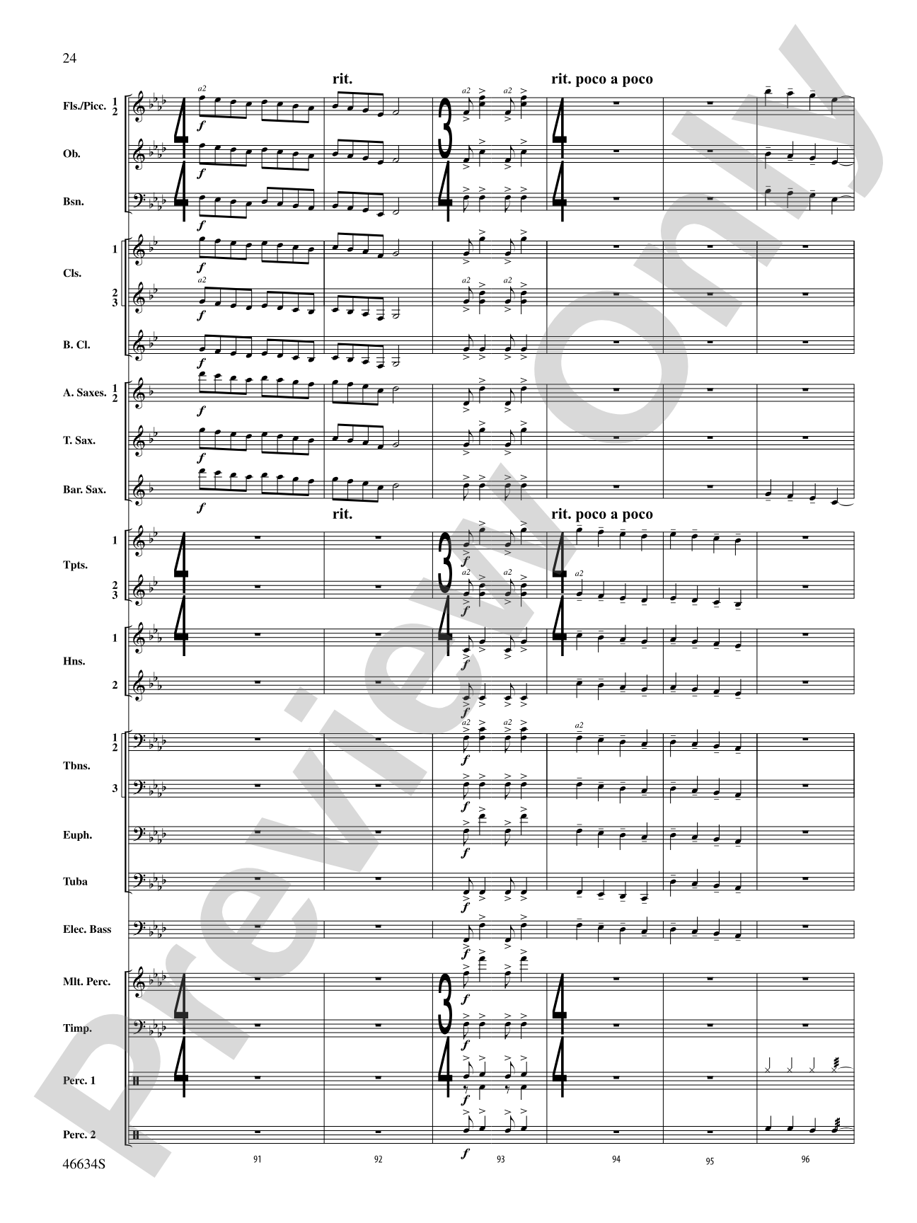 The Mountain: Concert Band Conductor Score & Parts